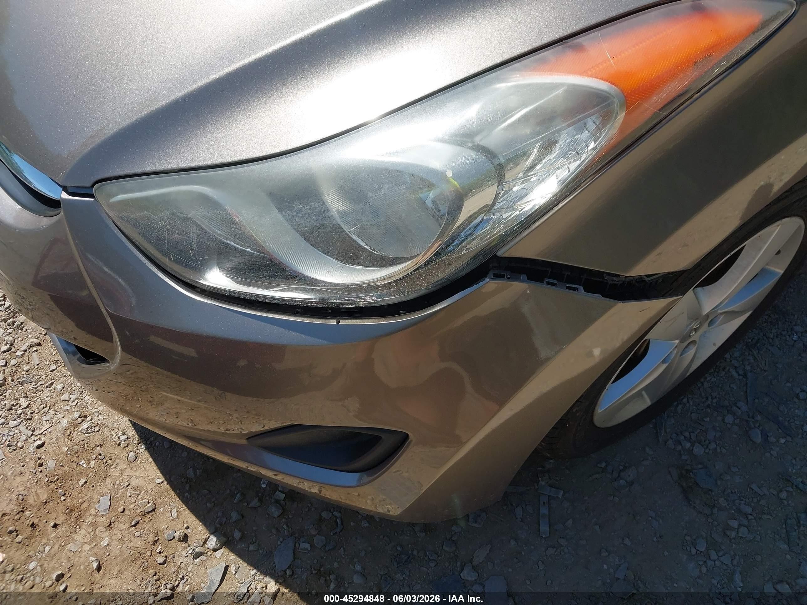 2013 Hyundai Elantra Gls Tan vin: 5NPDH4AE8DH311020