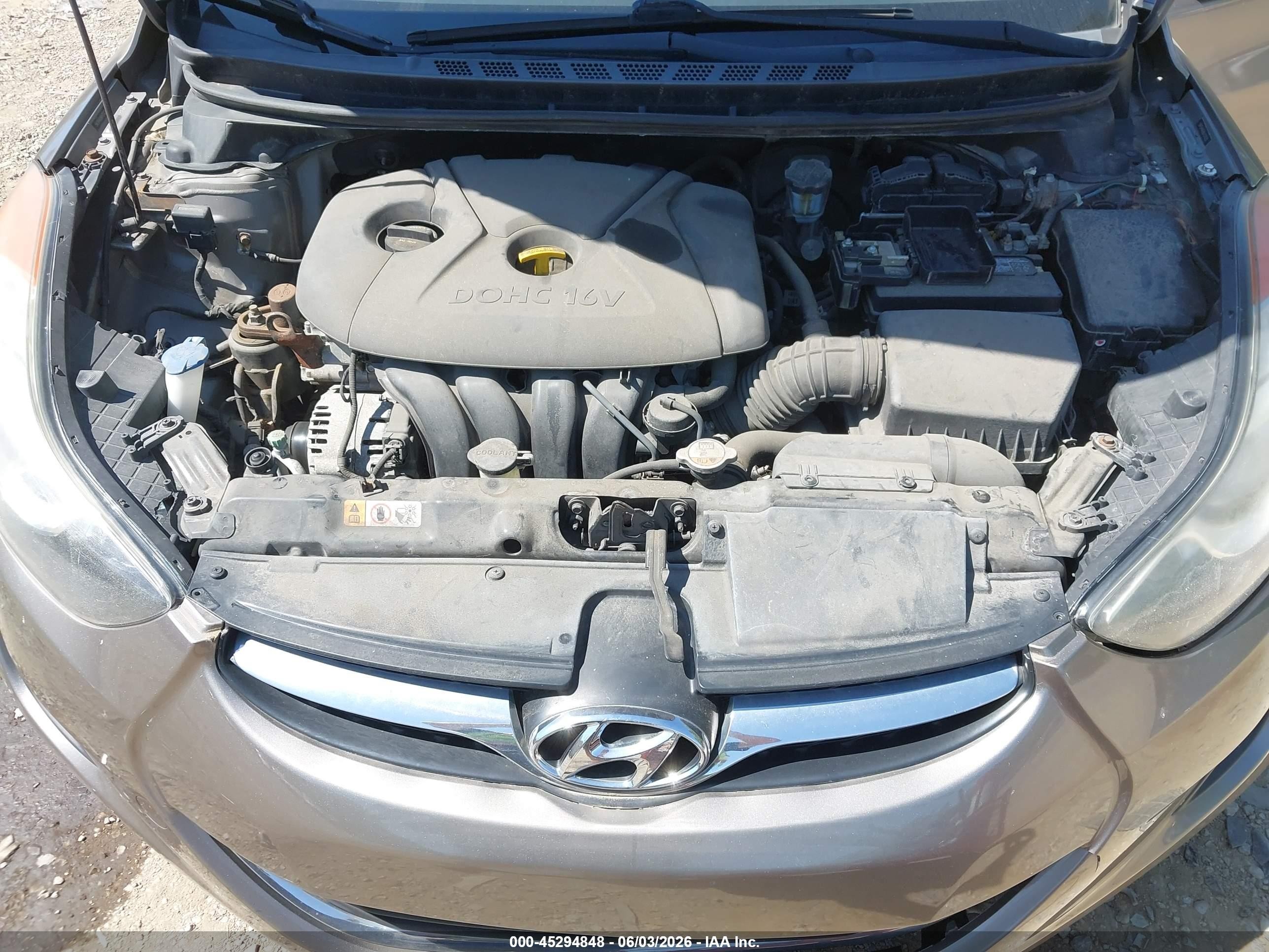 2013 Hyundai Elantra Gls Tan vin: 5NPDH4AE8DH311020