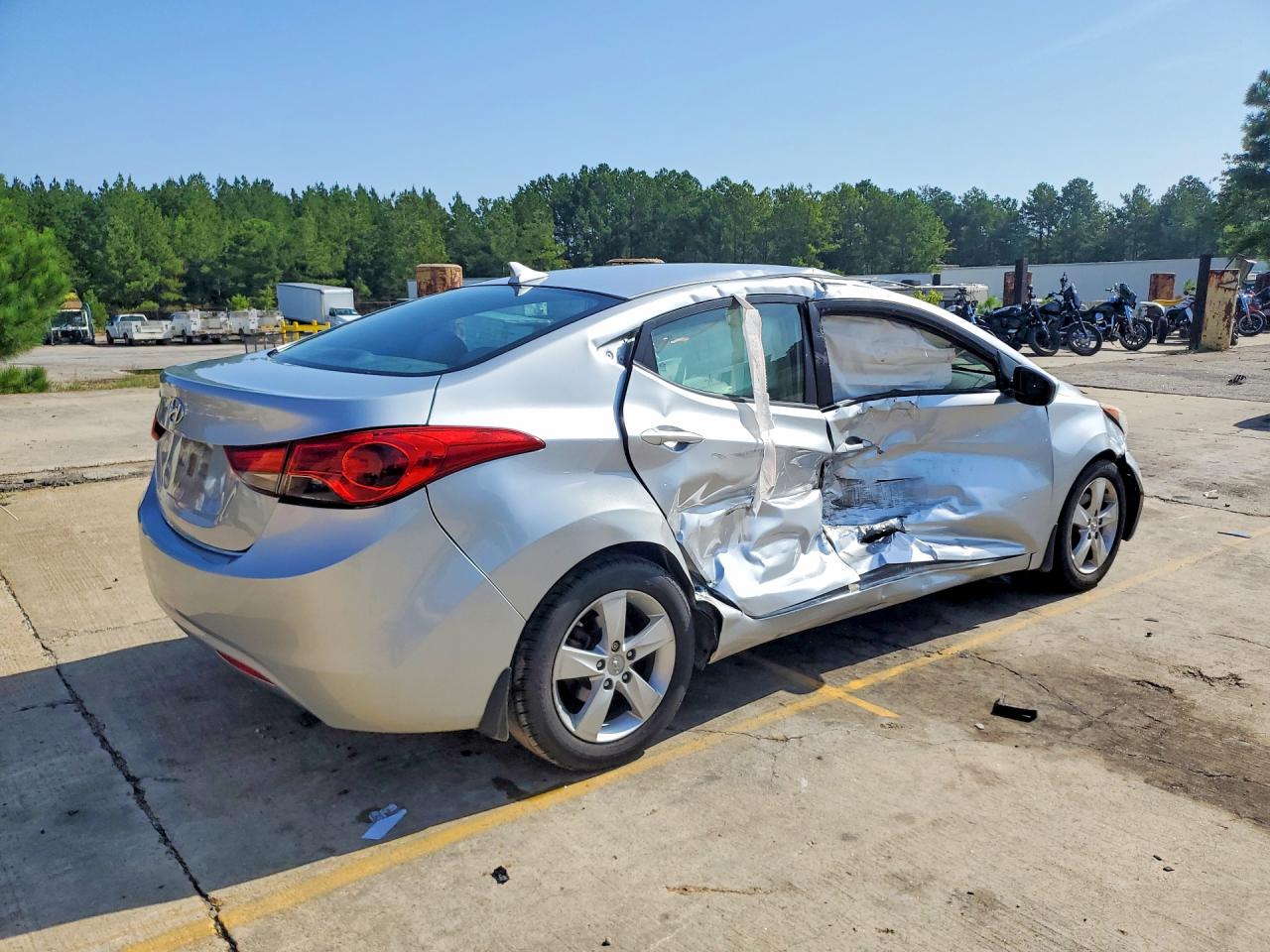 2013 Hyundai Elantra Gls Silver vin: 5NPDH4AE8DH329646