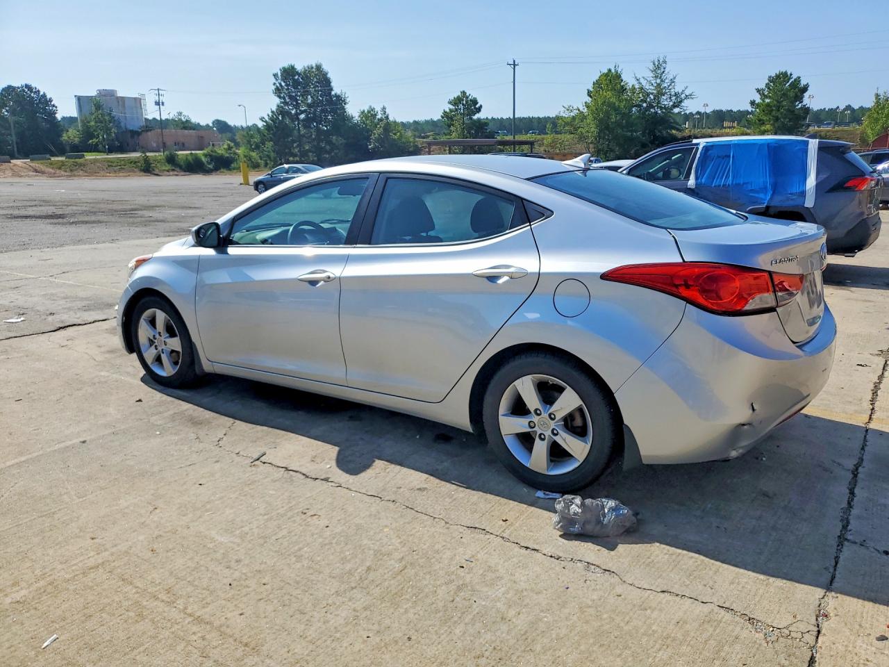 2013 Hyundai Elantra Gls Silver vin: 5NPDH4AE8DH329646