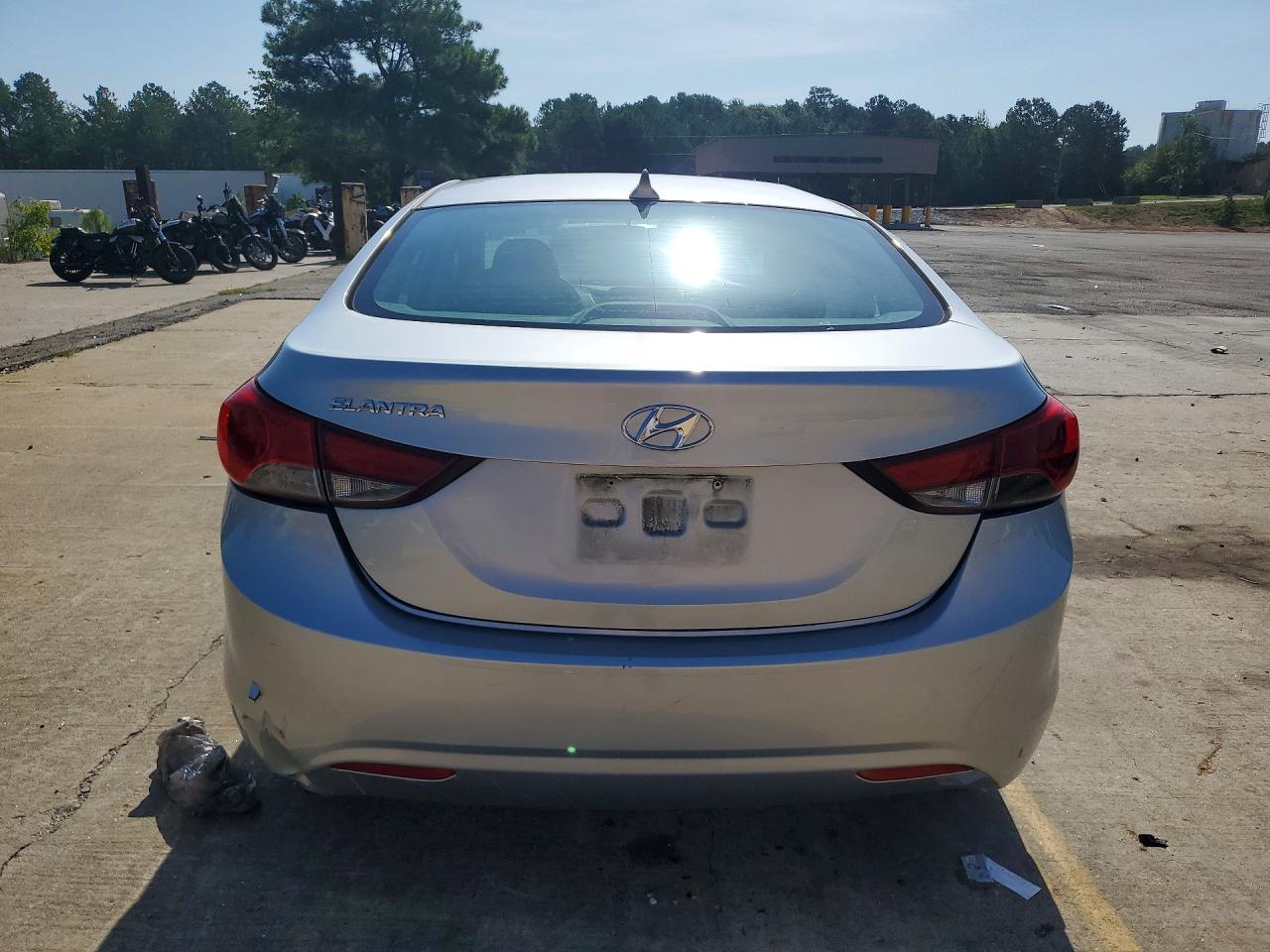 2013 Hyundai Elantra Gls Silver vin: 5NPDH4AE8DH329646