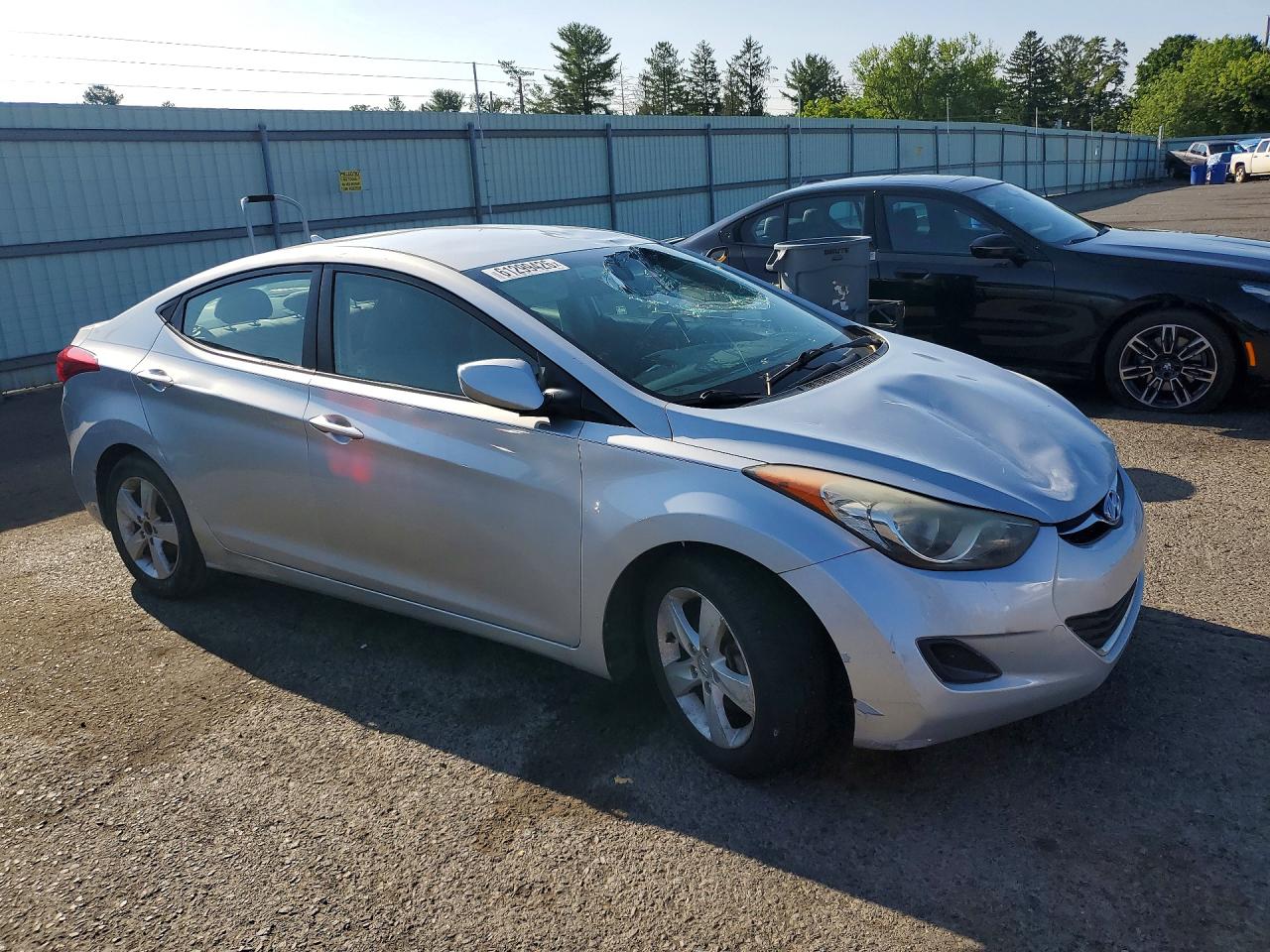 2013 Hyundai Elantra Gls Серый vin: 5NPDH4AE8DH335866