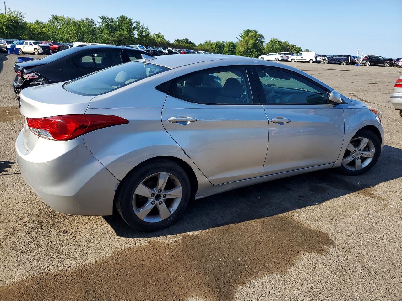 2013 Hyundai Elantra Gls Серый vin: 5NPDH4AE8DH335866