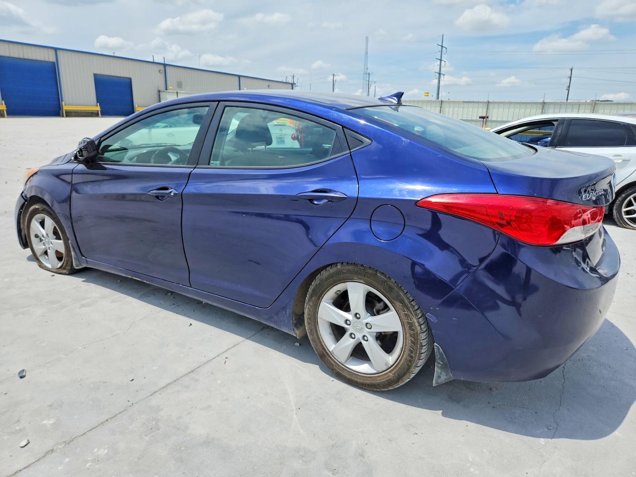 2013 Hyundai Elantra Gls Синий vin: 5NPDH4AE8DH338234