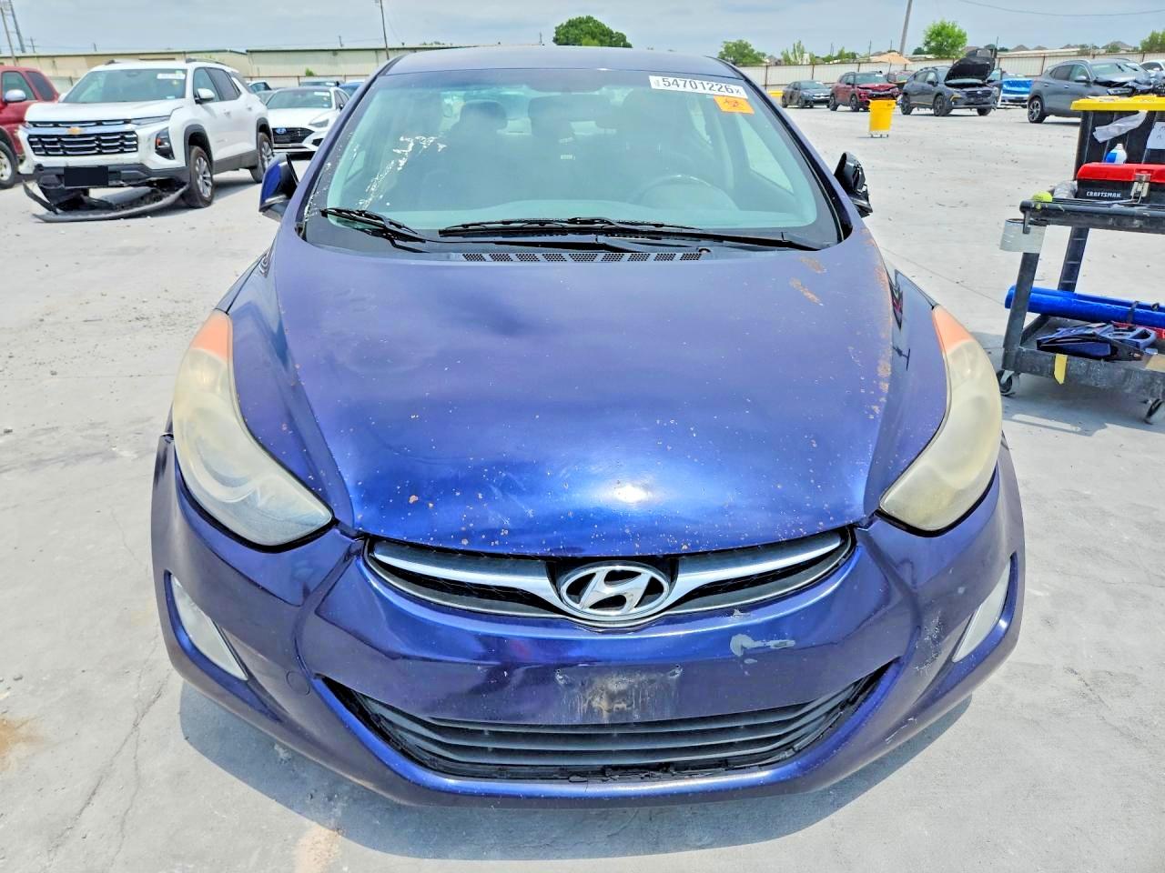 2013 Hyundai Elantra Gls Синий vin: 5NPDH4AE8DH338234