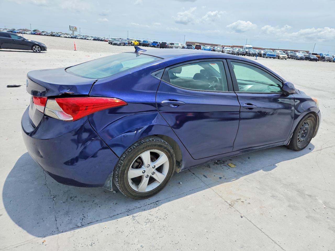 2013 Hyundai Elantra Gls Синий vin: 5NPDH4AE8DH338234