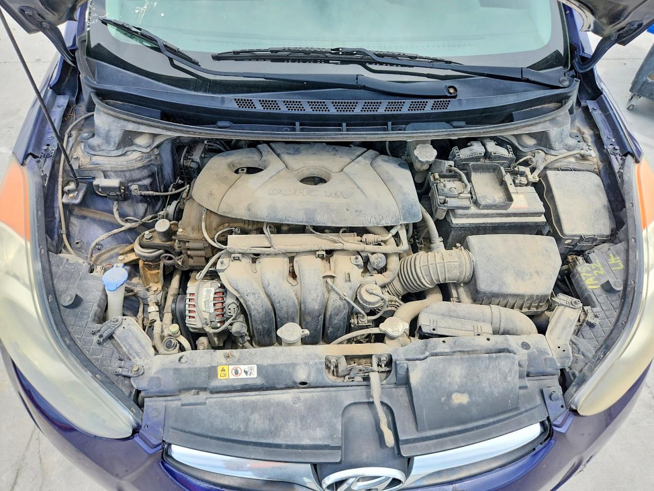 2013 Hyundai Elantra Gls Синий vin: 5NPDH4AE8DH338234