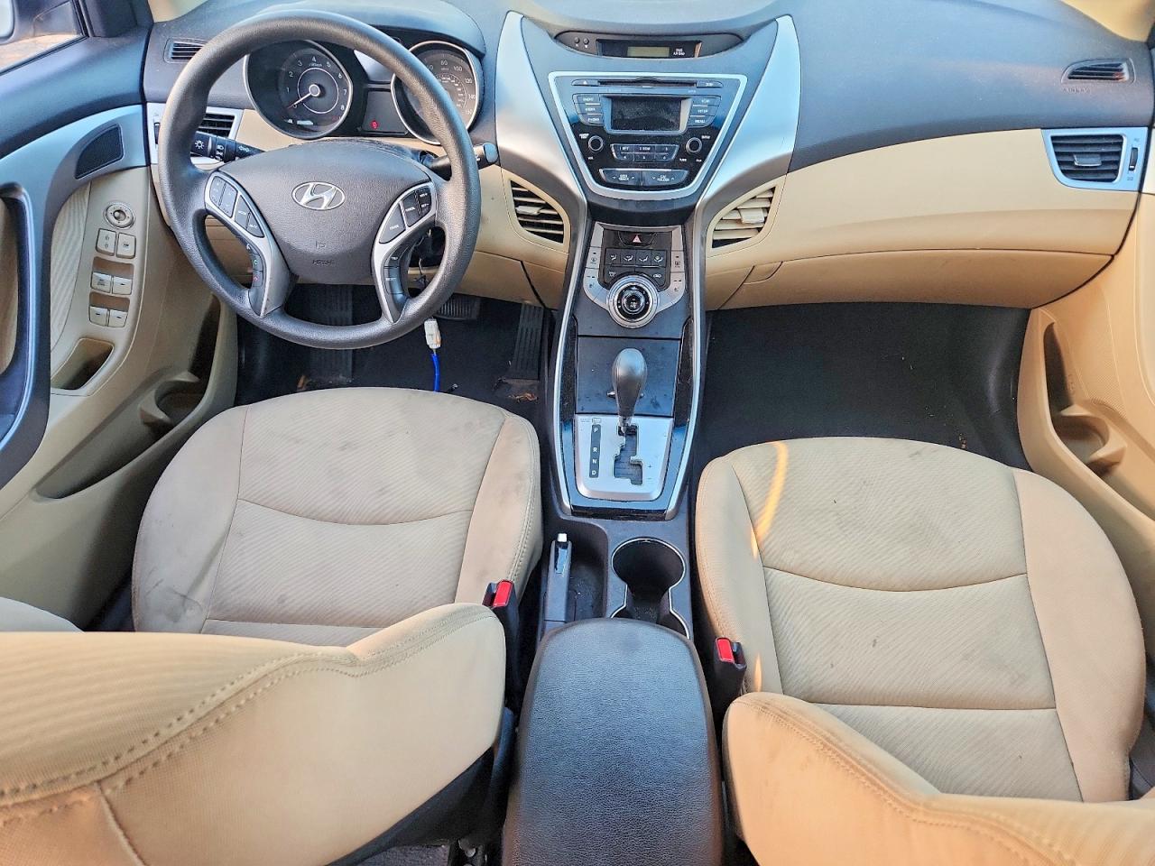 2013 Hyundai Elantra Gls White vin: 5NPDH4AE8DH343241