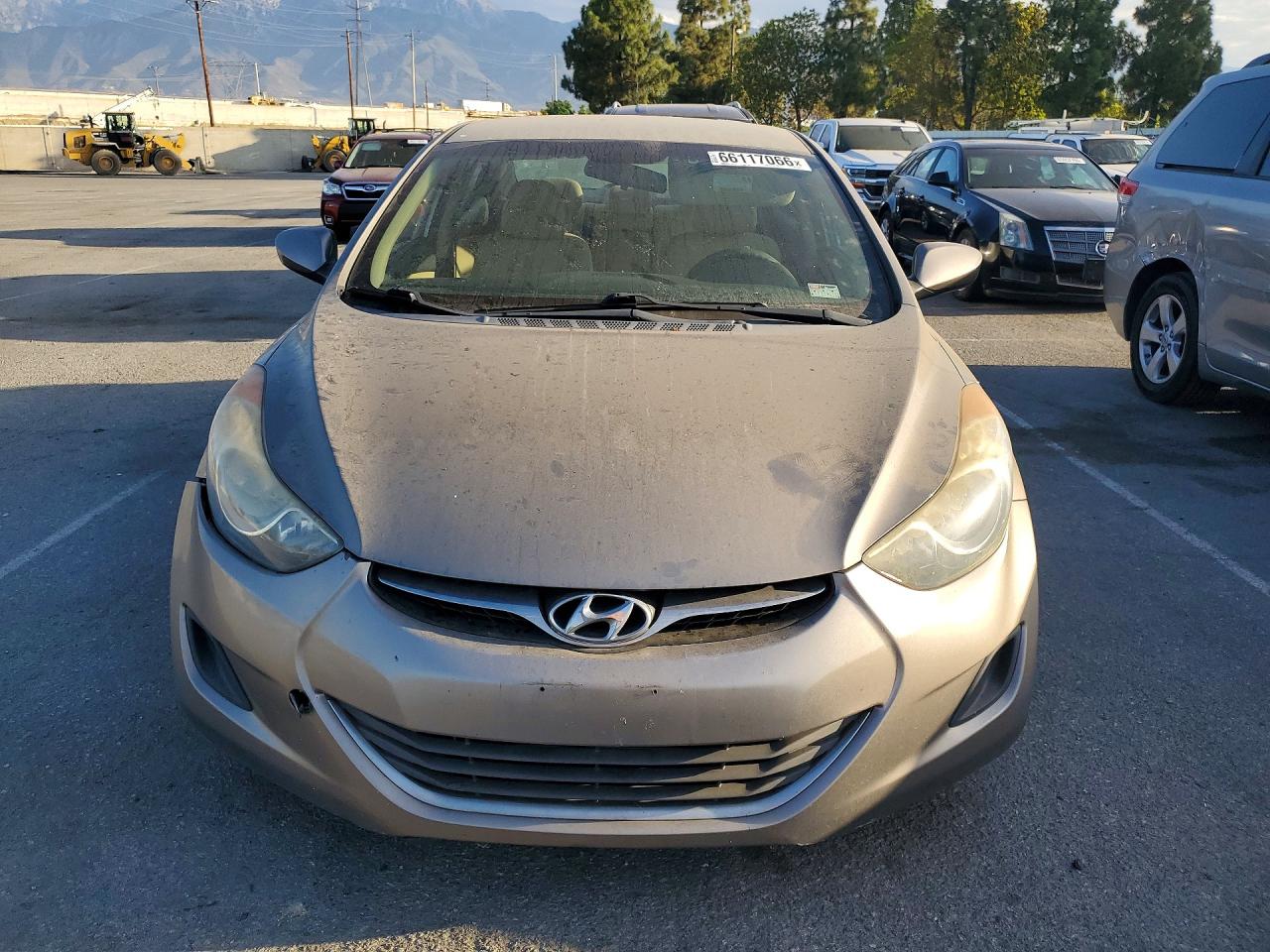 2013 Hyundai Elantra Gls Gray vin: 5NPDH4AE8DH343370