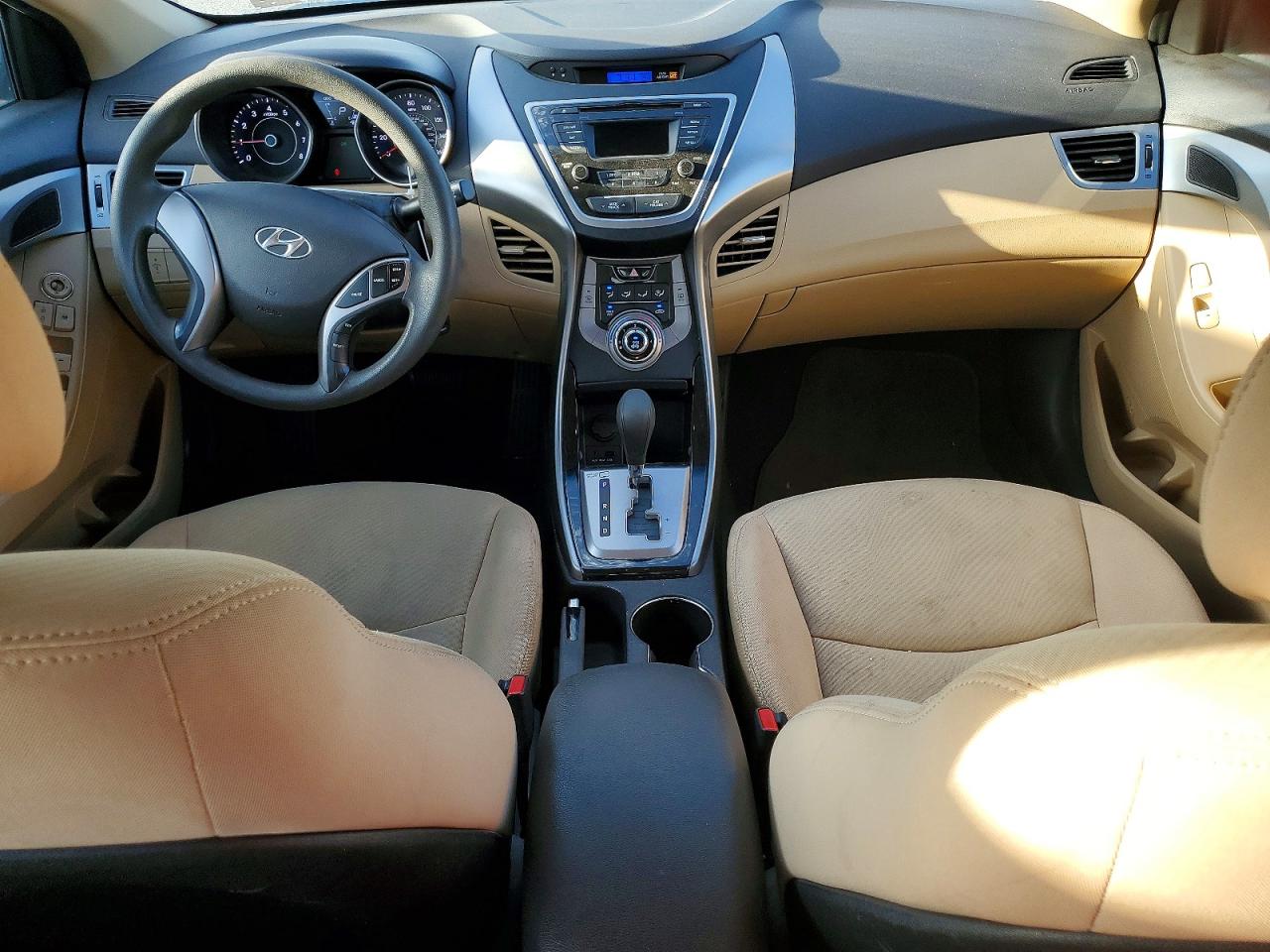 2013 Hyundai Elantra Gls Gray vin: 5NPDH4AE8DH343370