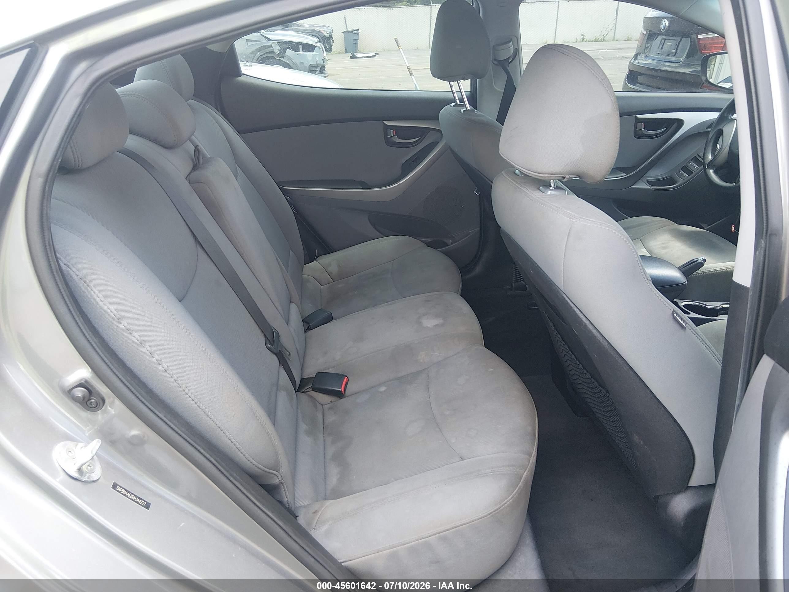 2013 Hyundai Elantra Gls Gray vin: 5NPDH4AE8DH344227