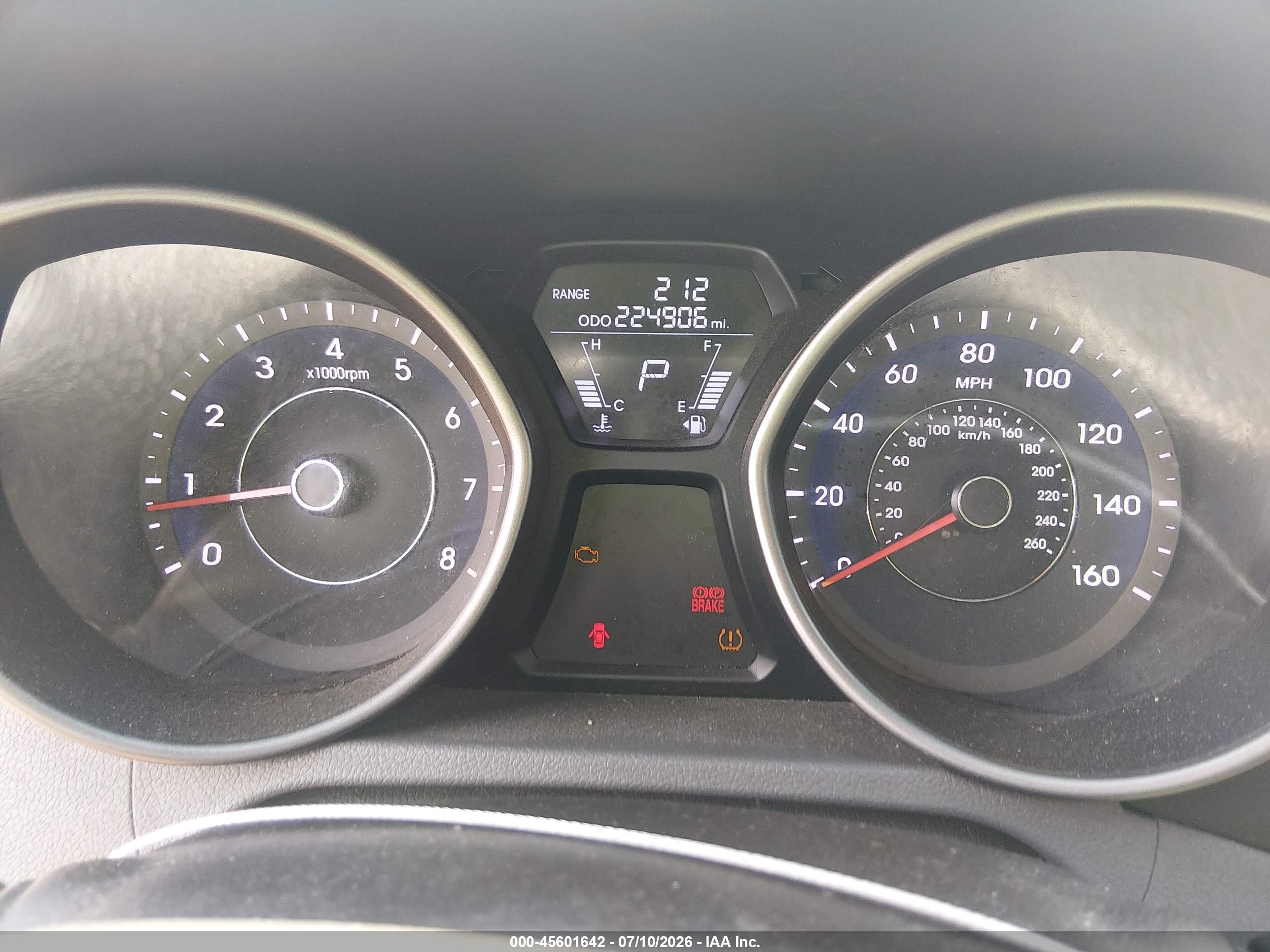 2013 Hyundai Elantra Gls Gray vin: 5NPDH4AE8DH344227