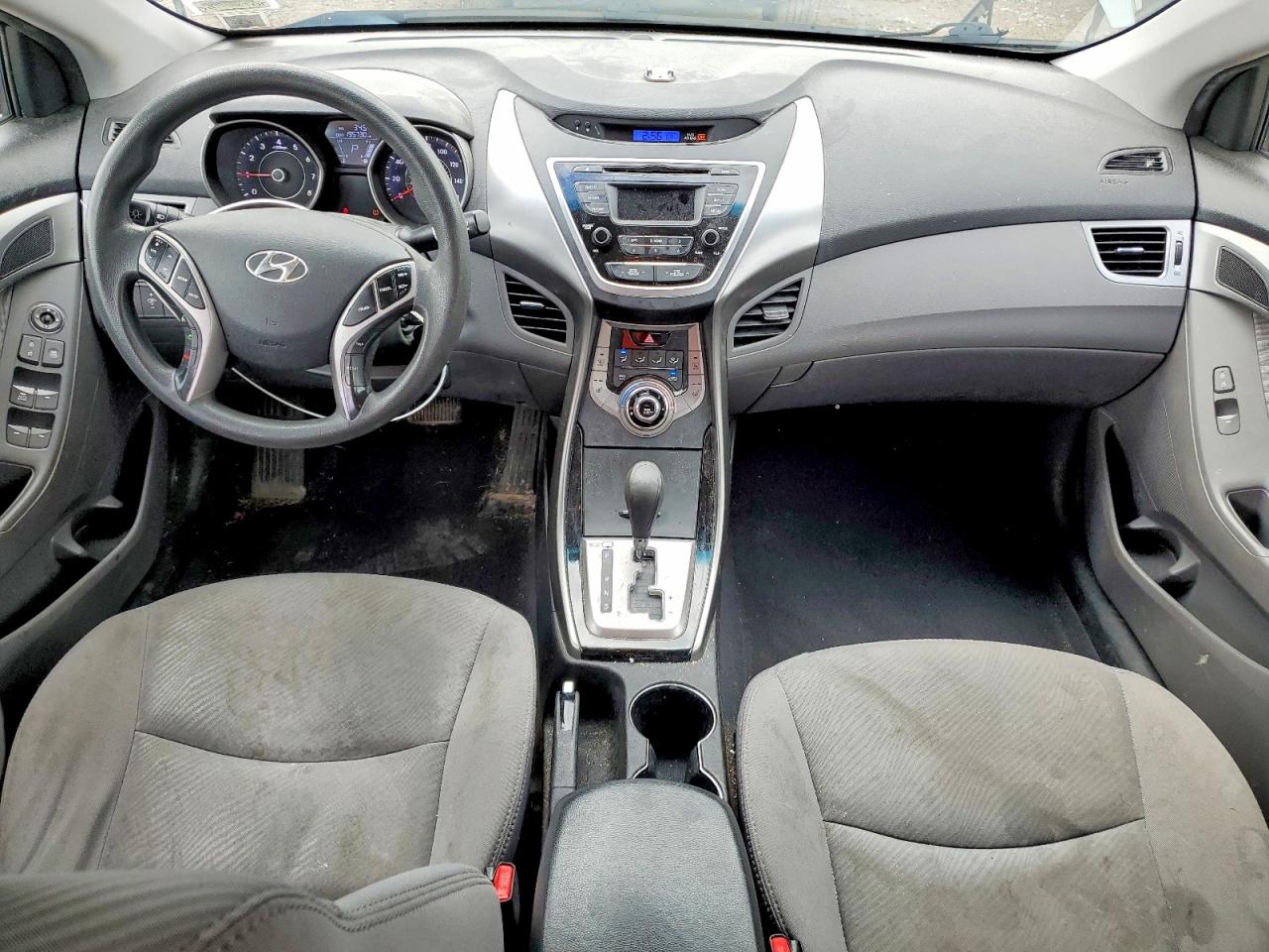 2013 Hyundai Elantra Gls Gray vin: 5NPDH4AE8DH346270
