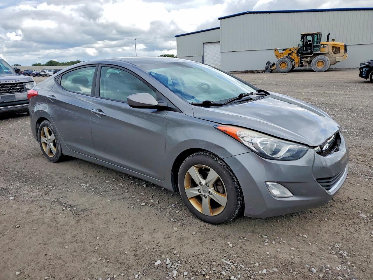 2013 Hyundai Elantra Gls Gray vin: 5NPDH4AE8DH346270