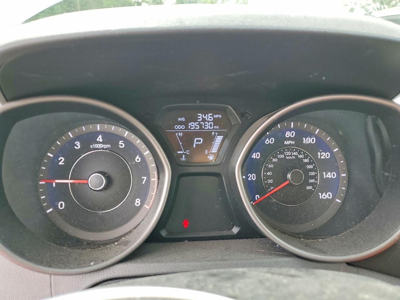 2013 Hyundai Elantra Gls Gray vin: 5NPDH4AE8DH346270