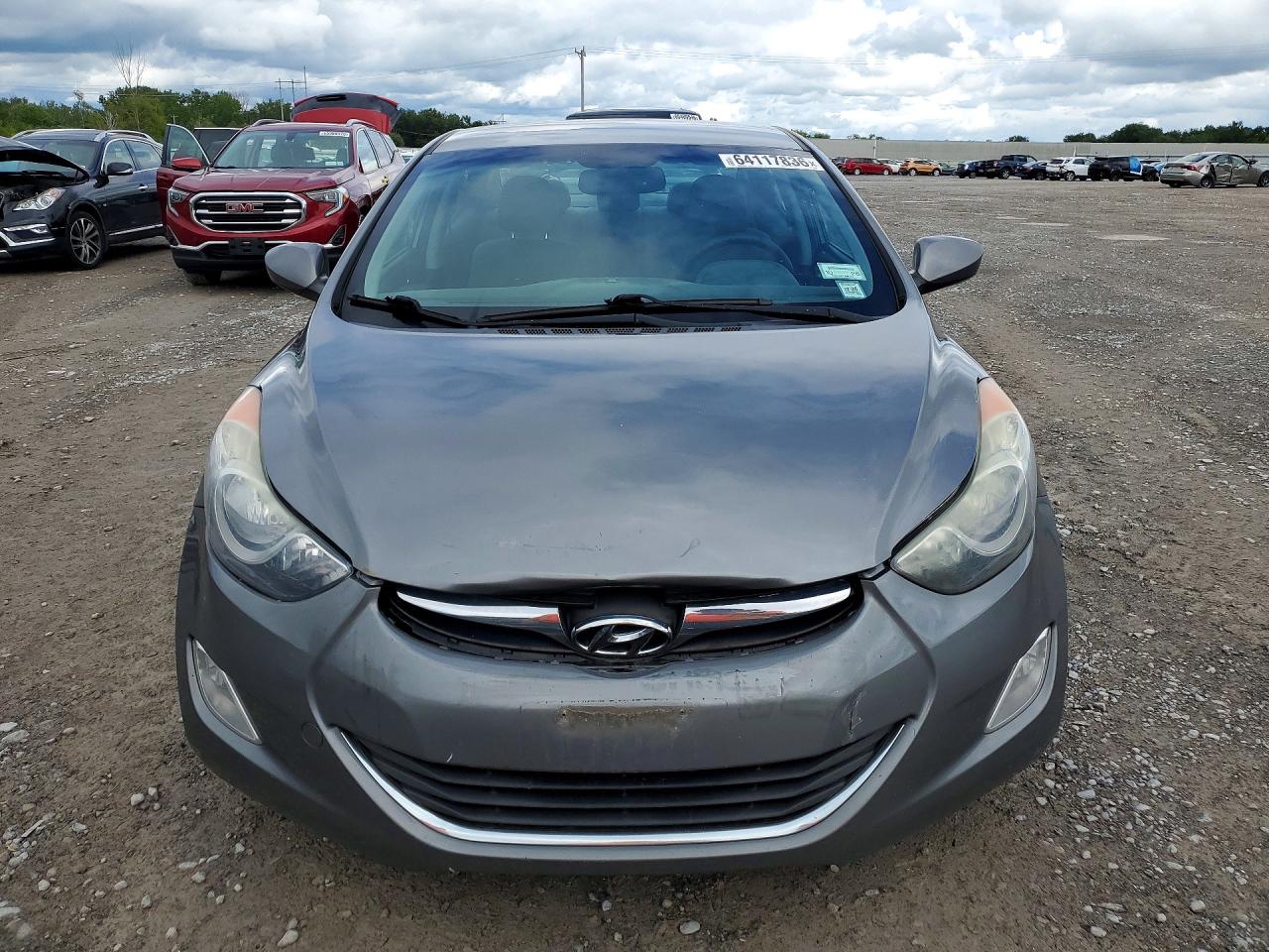 2013 Hyundai Elantra Gls Gray vin: 5NPDH4AE8DH346270