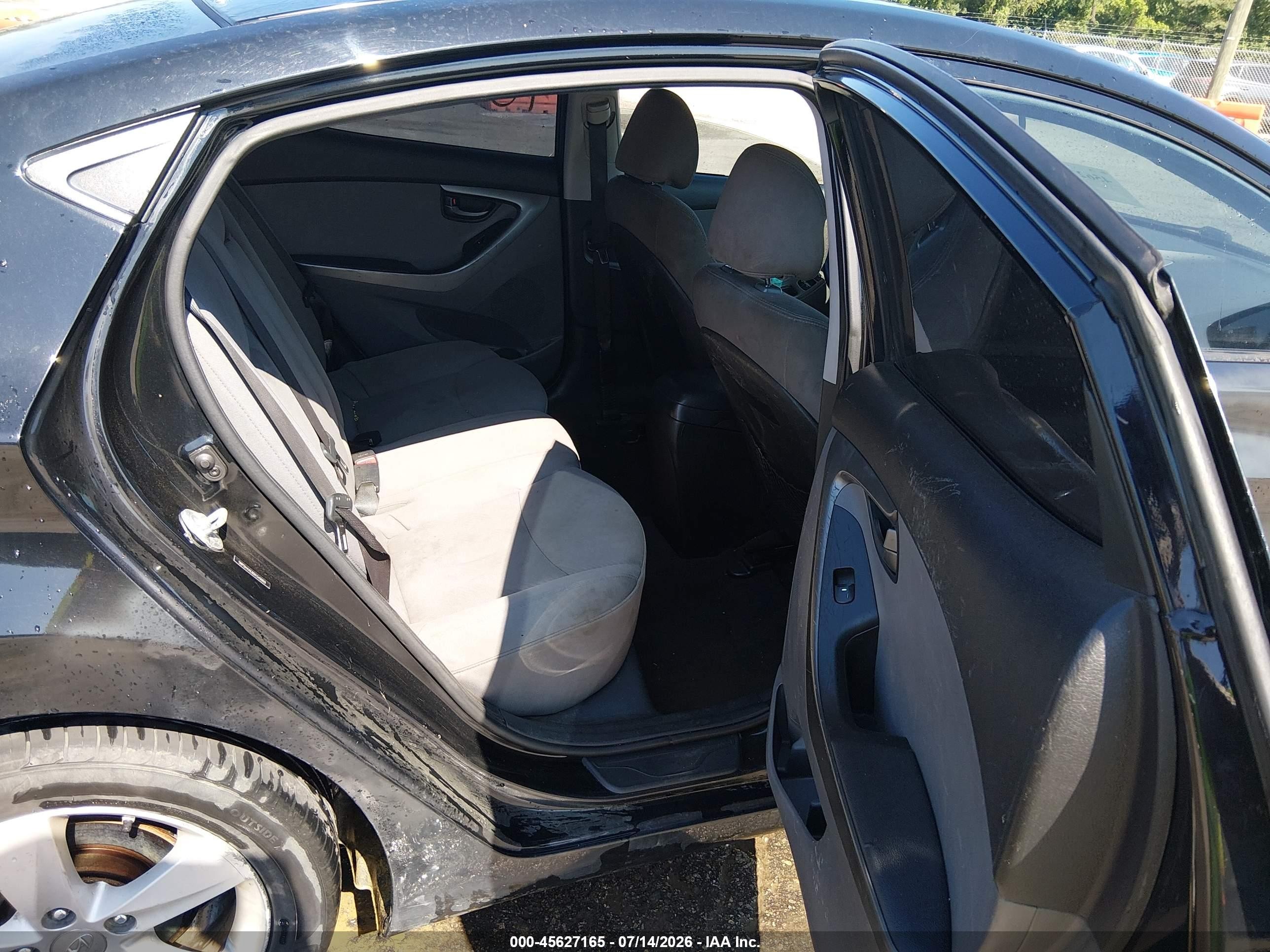 2013 Hyundai Elantra Gls Black vin: 5NPDH4AE8DH349069