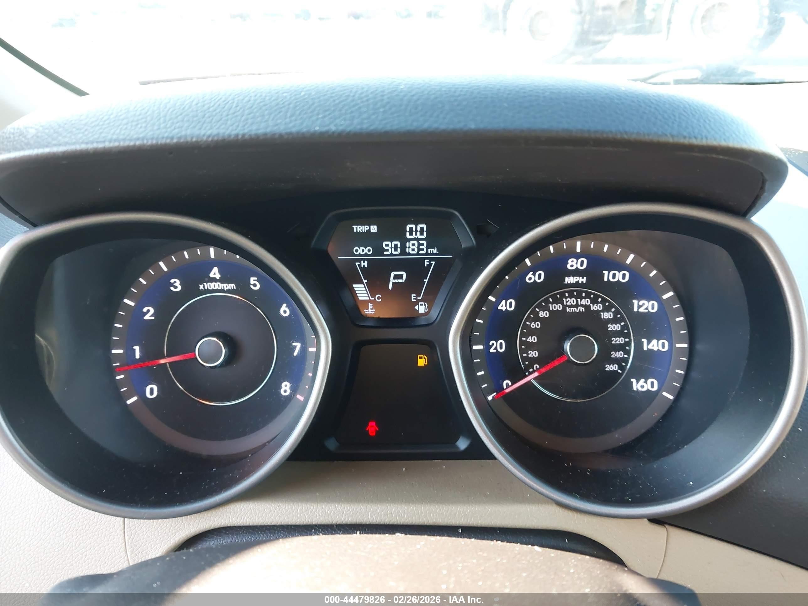 2013 Hyundai Elantra Gls White vin: 5NPDH4AE8DH349864