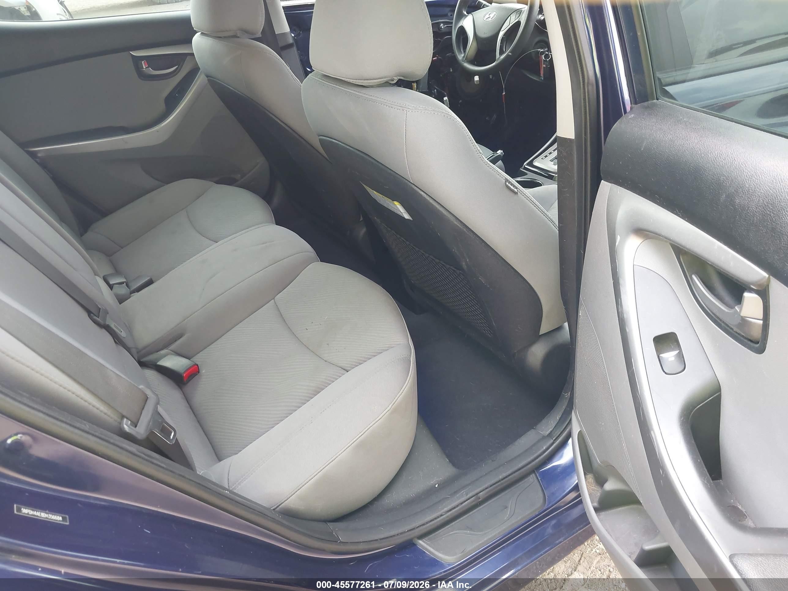 2013 Hyundai Elantra Gls Blue vin: 5NPDH4AE8DH356684