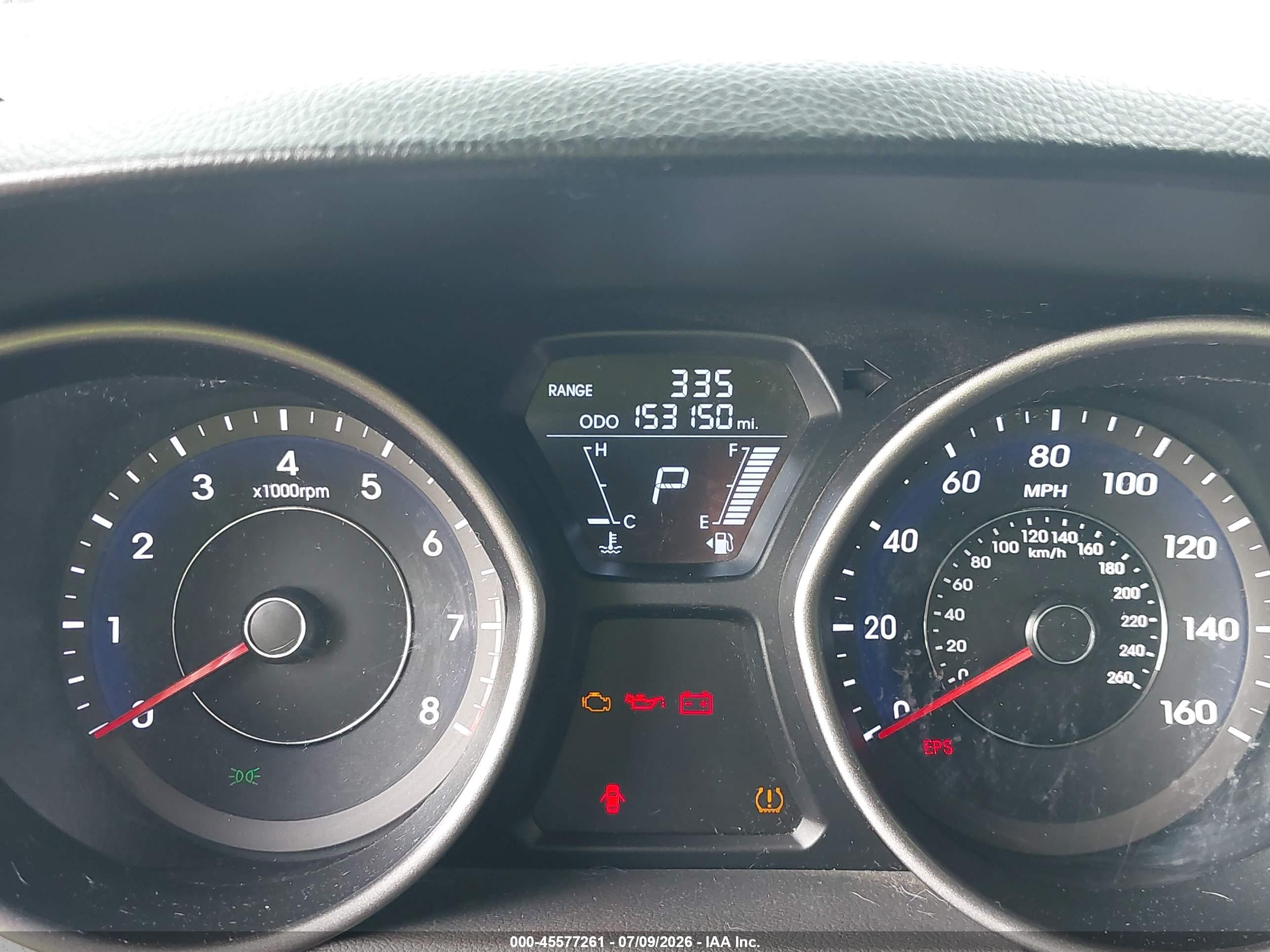 2013 Hyundai Elantra Gls Blue vin: 5NPDH4AE8DH356684