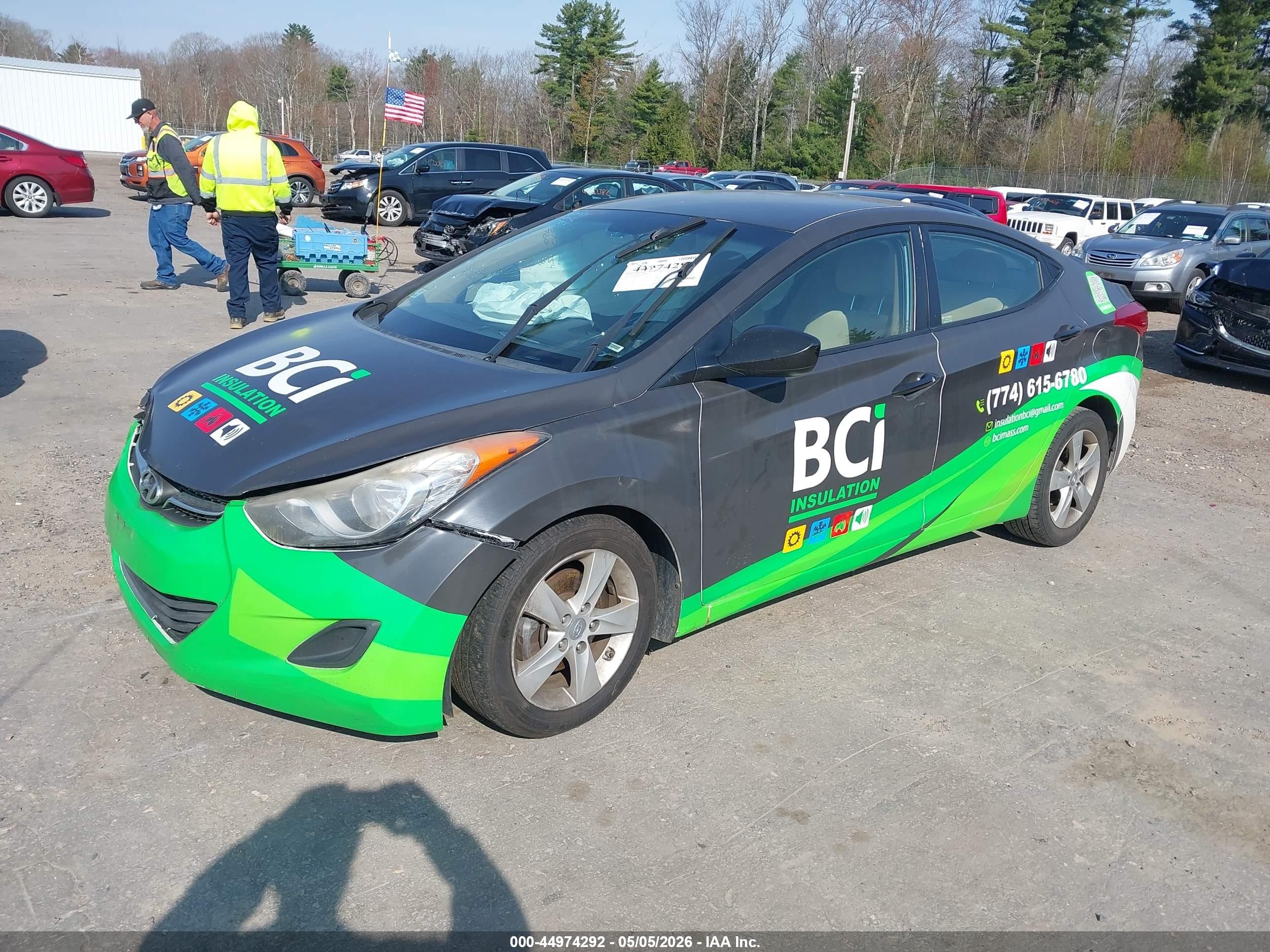 2013 Hyundai Elantra Gls Black vin: 5NPDH4AE8DH357754