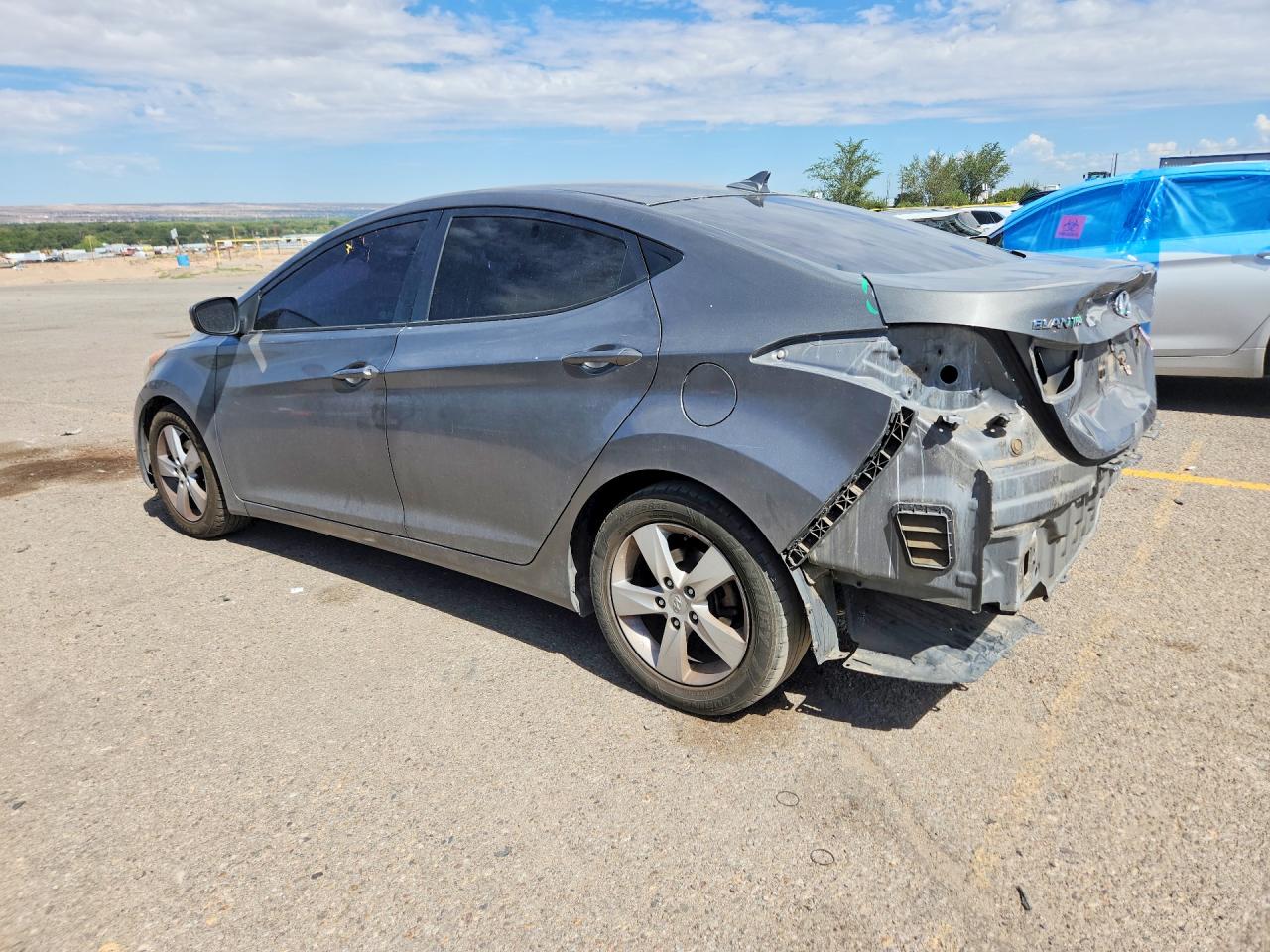 2013 Hyundai Elantra Gls Gray vin: 5NPDH4AE8DH373484