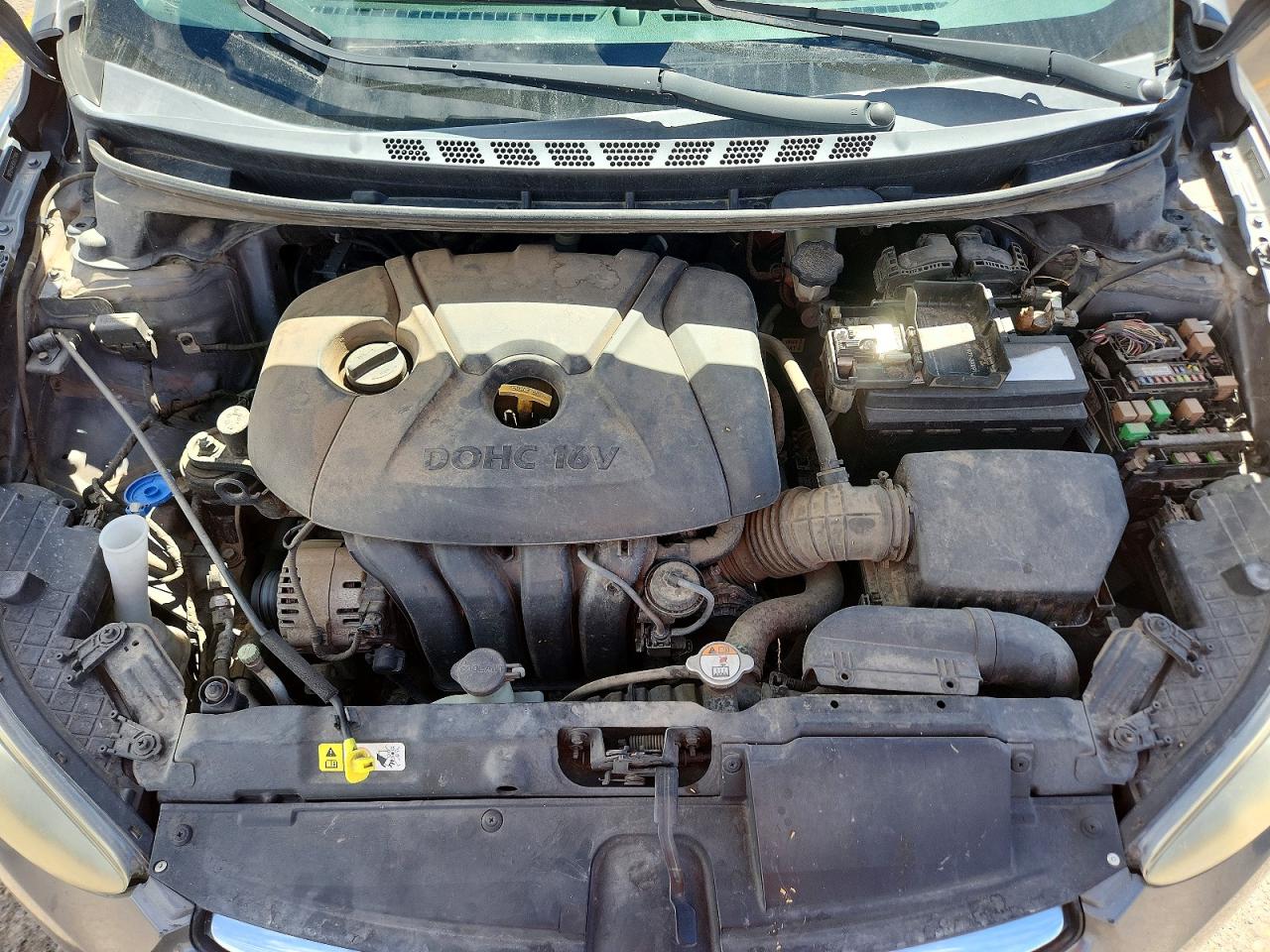 2013 Hyundai Elantra Gls Gray vin: 5NPDH4AE8DH373484