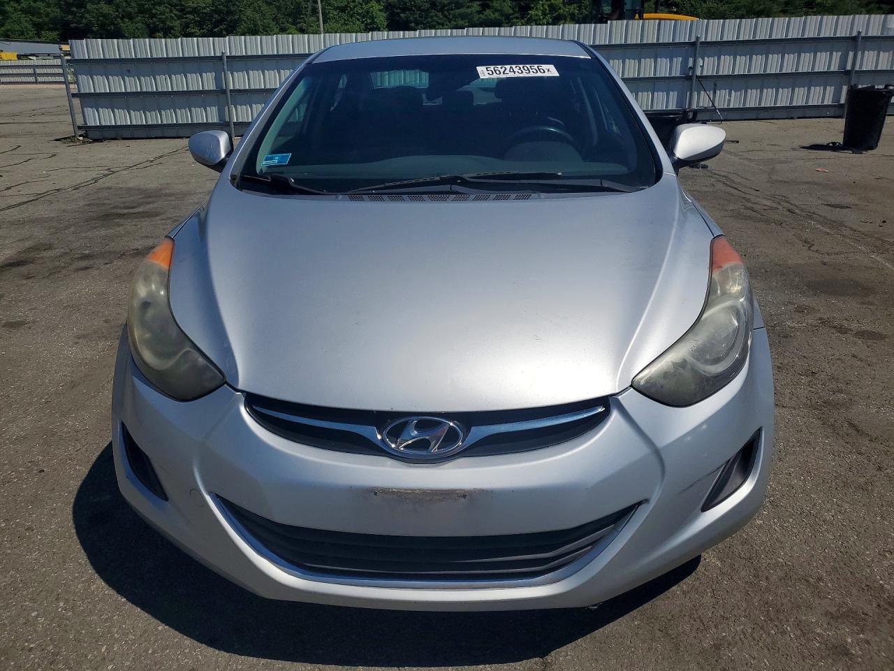 2013 Hyundai Elantra Gls Silver vin: 5NPDH4AE8DH377020