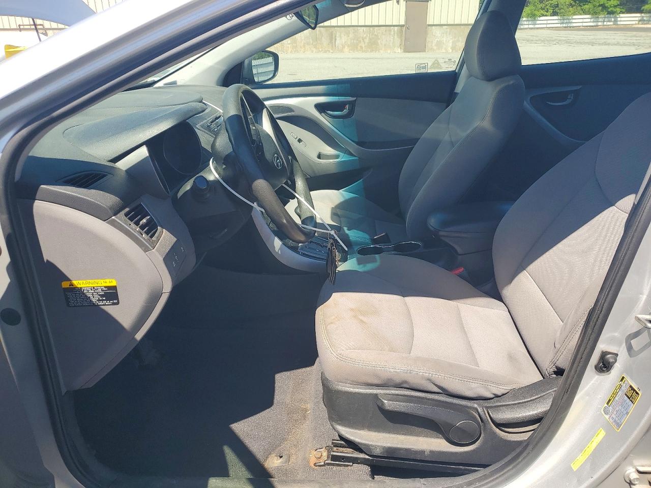 2013 Hyundai Elantra Gls Silver vin: 5NPDH4AE8DH377020