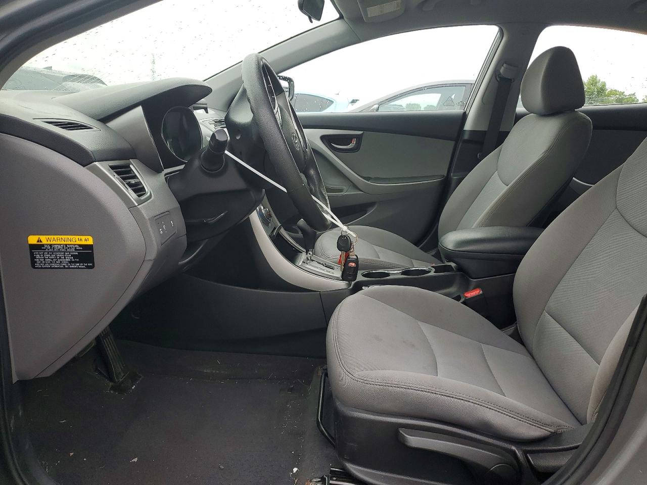 2013 Hyundai Elantra Gls Gray vin: 5NPDH4AE8DH390799