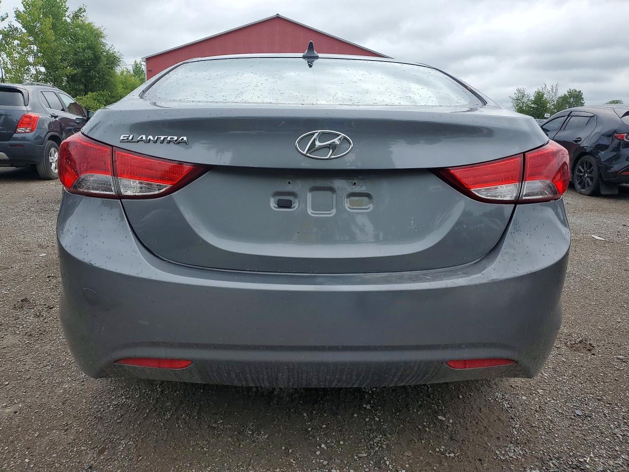 2013 Hyundai Elantra Gls Gray vin: 5NPDH4AE8DH390799