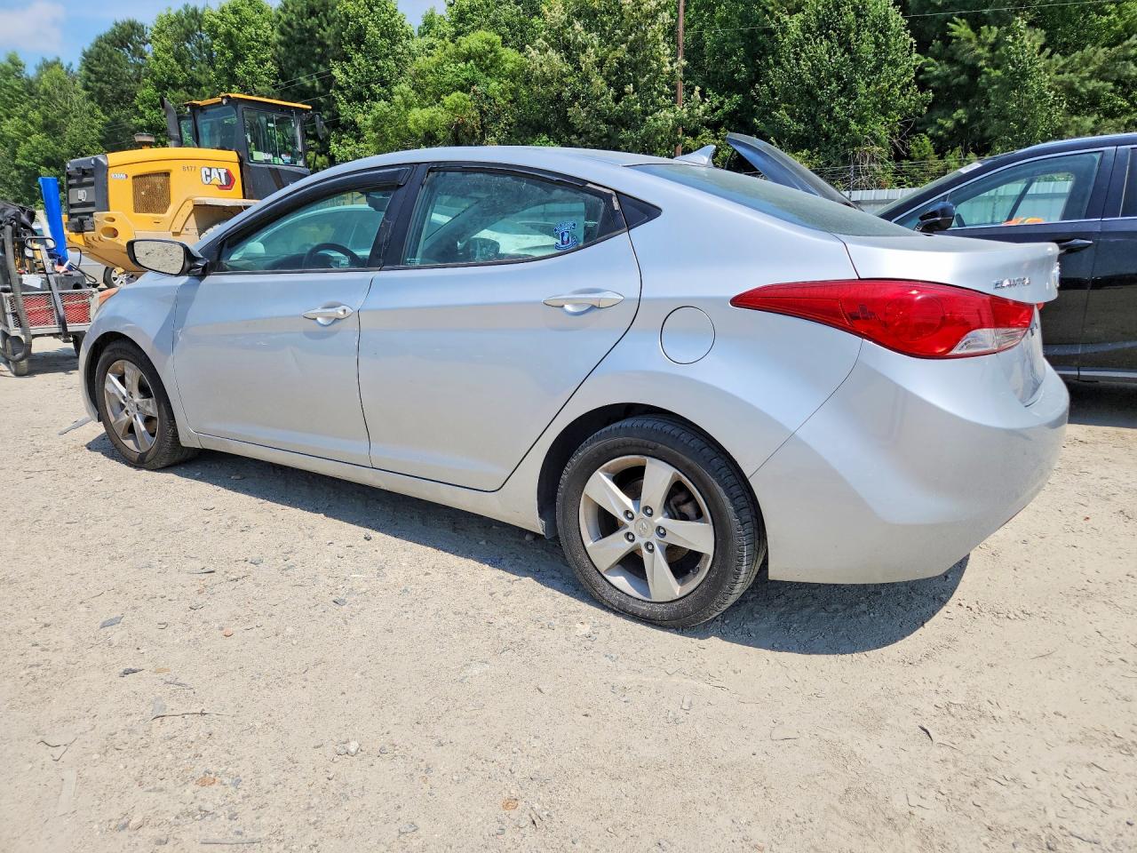2013 Hyundai Elantra Gls Silver vin: 5NPDH4AE8DH390978