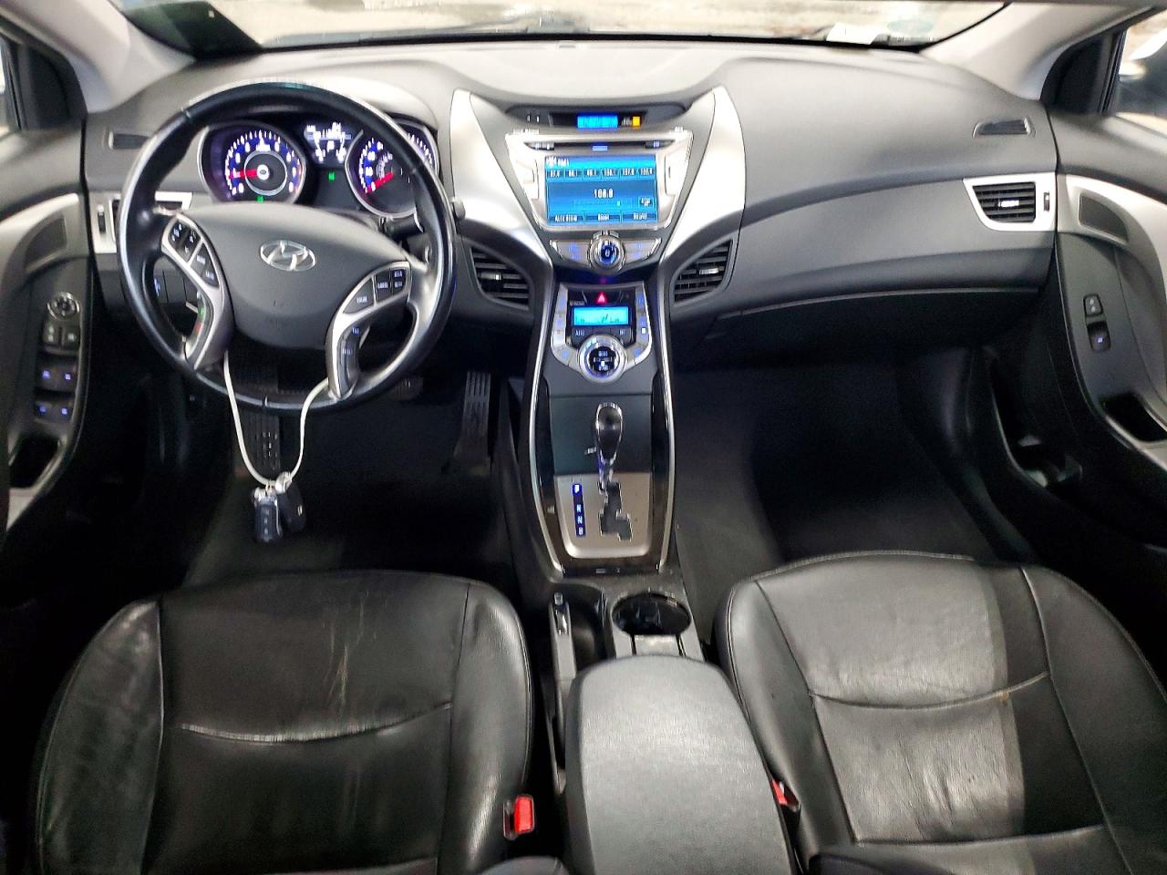 2013 Hyundai Elantra Limited Black vin: 5NPDH4AE8DH398742