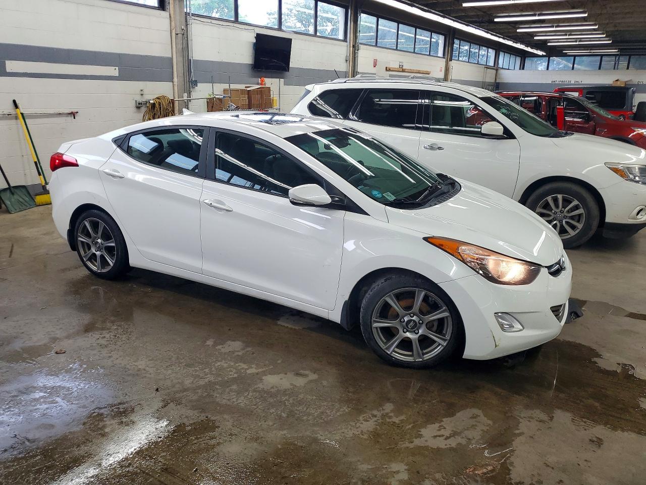 2013 Hyundai Elantra Limited Black vin: 5NPDH4AE8DH398742