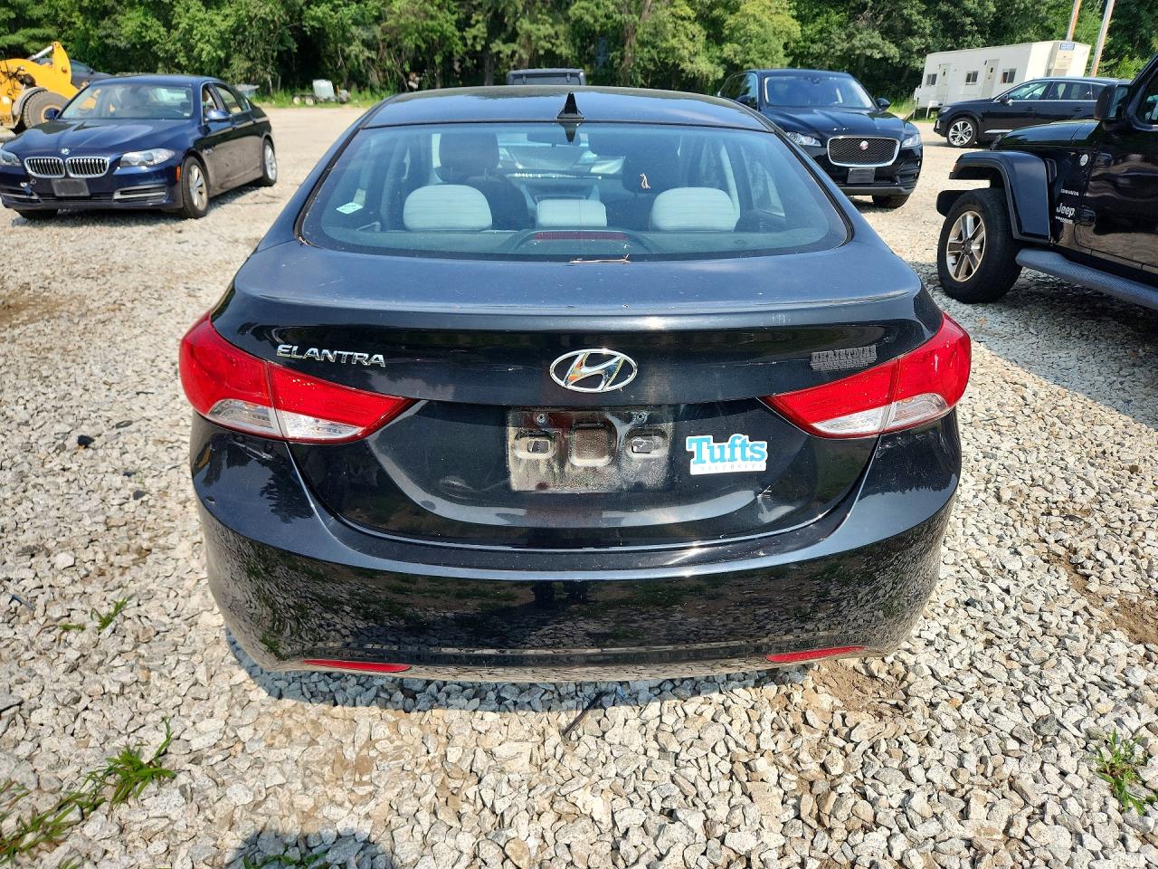 2013 Hyundai Elantra Gls Black vin: 5NPDH4AE8DH399096