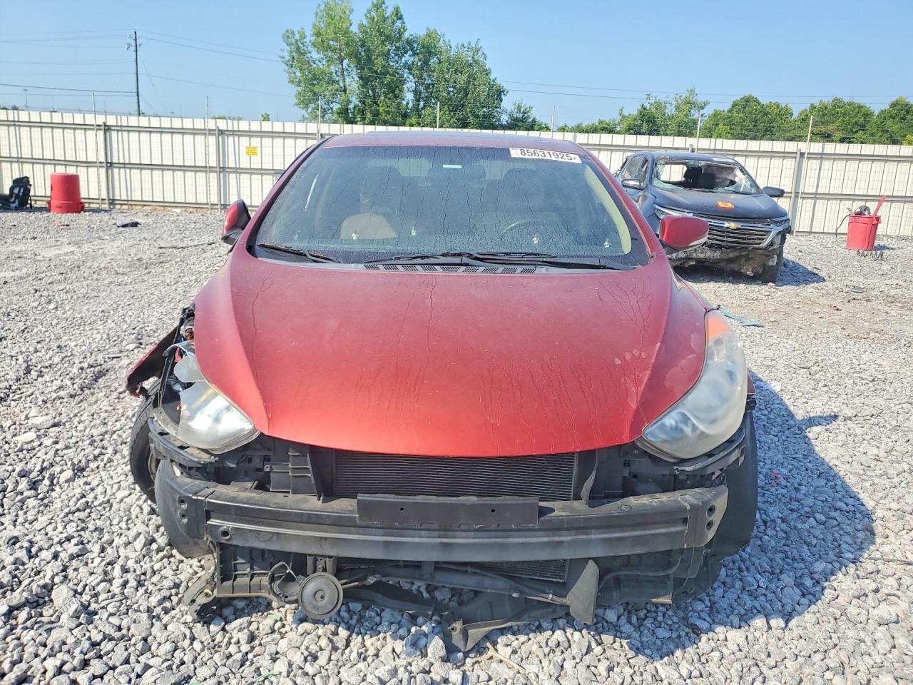 2013 Hyundai Elantra Limited Red vin: 5NPDH4AE8DH401378