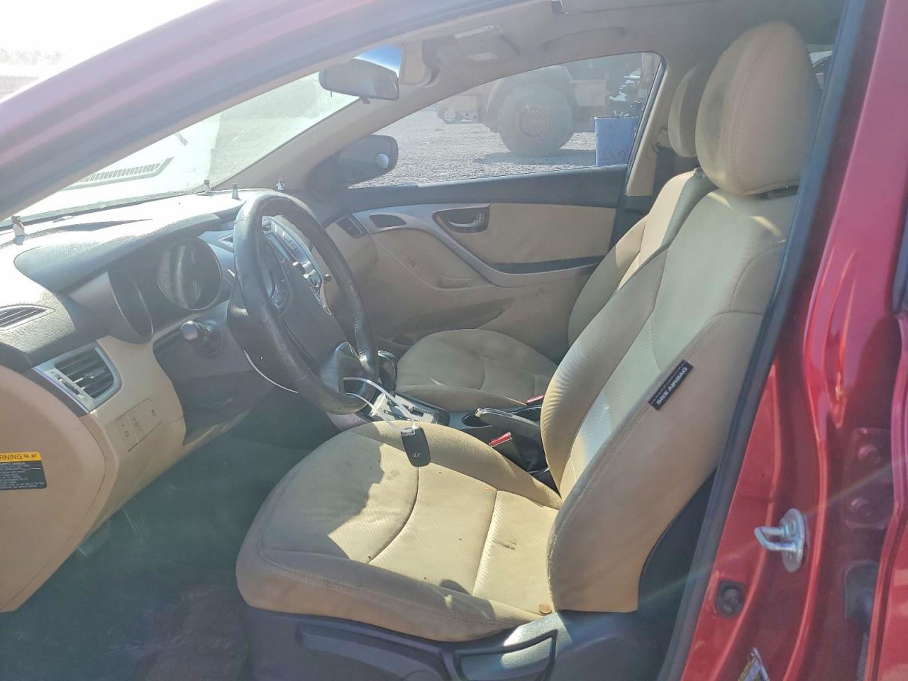 2013 Hyundai Elantra Limited Red vin: 5NPDH4AE8DH401378