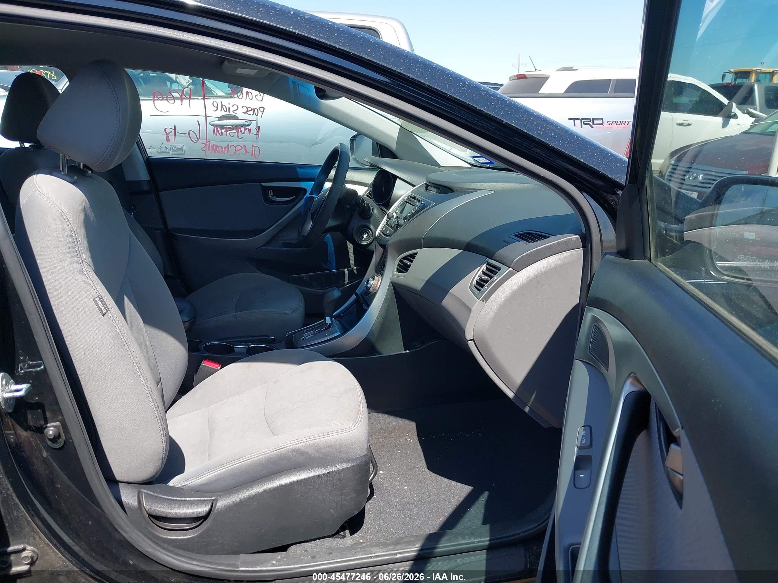 2013 Hyundai Elantra Gls Black vin: 5NPDH4AE8DH402157