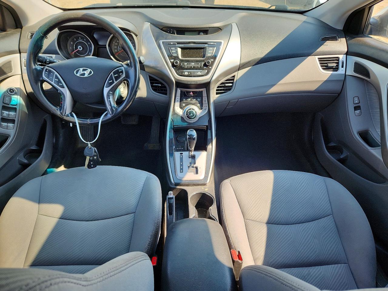 2013 Hyundai Elantra Gls White vin: 5NPDH4AE8DH411246