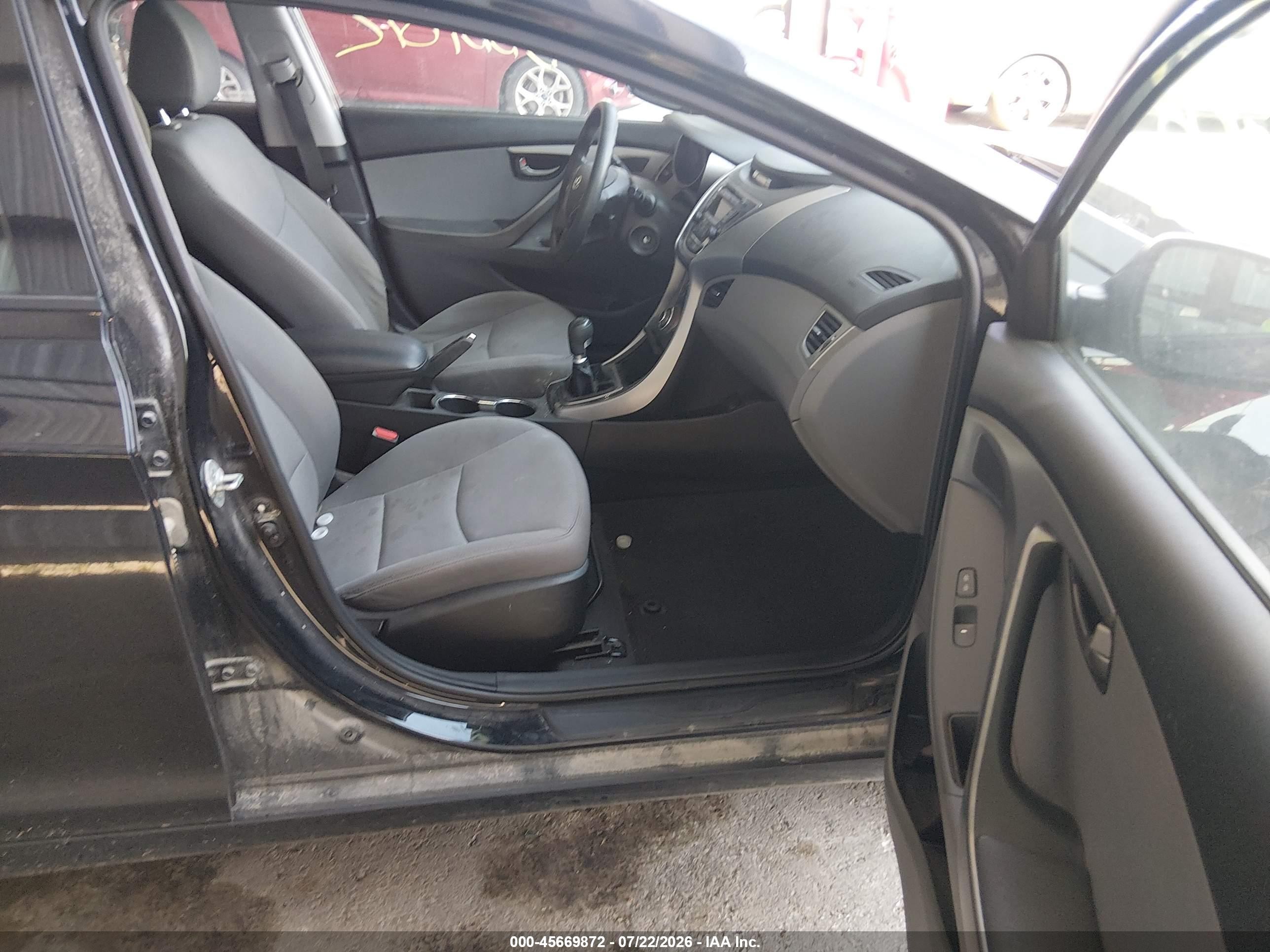 2013 Hyundai Elantra Gls Черный vin: 5NPDH4AE8DH412252