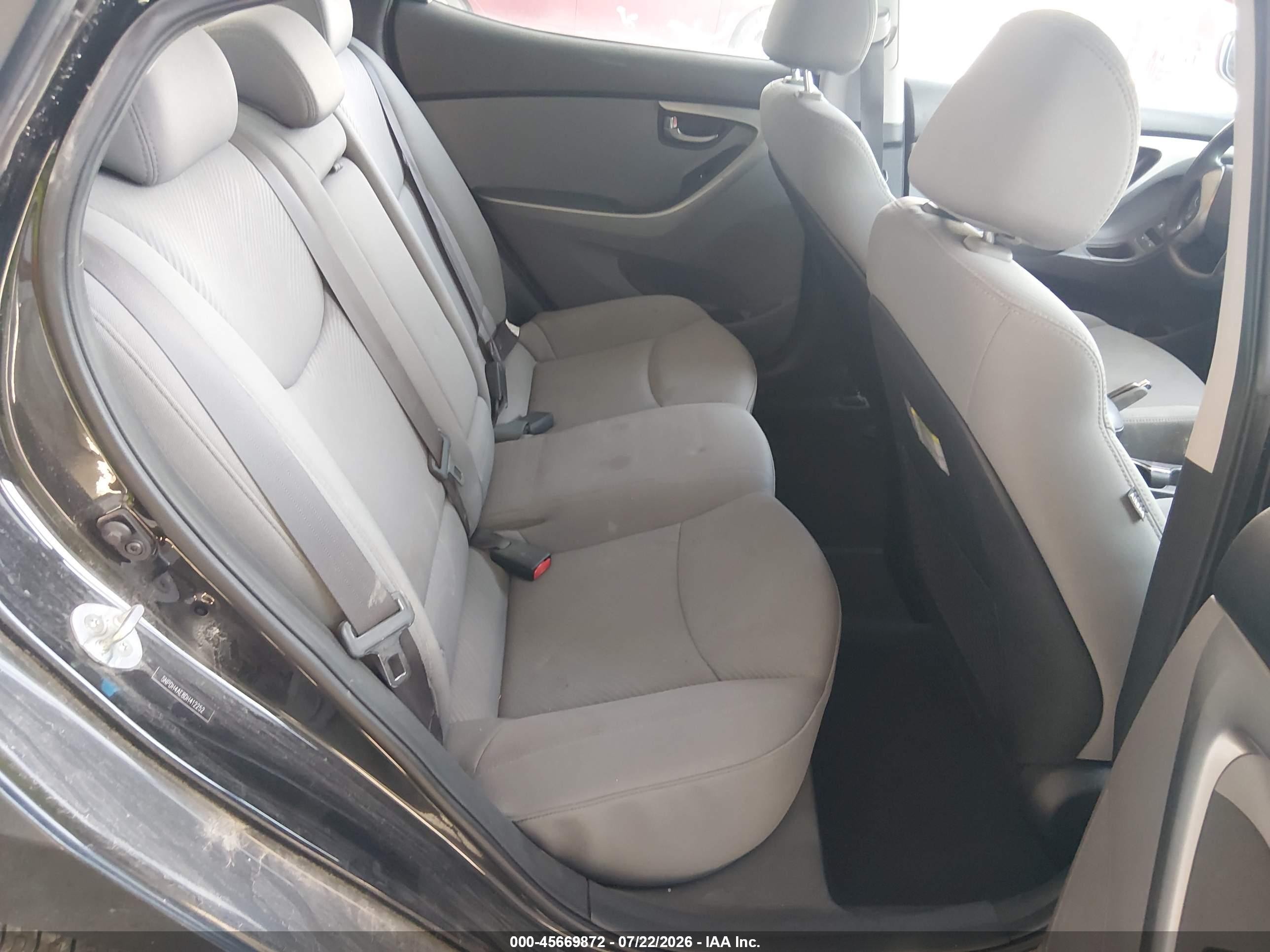 2013 Hyundai Elantra Gls Черный vin: 5NPDH4AE8DH412252