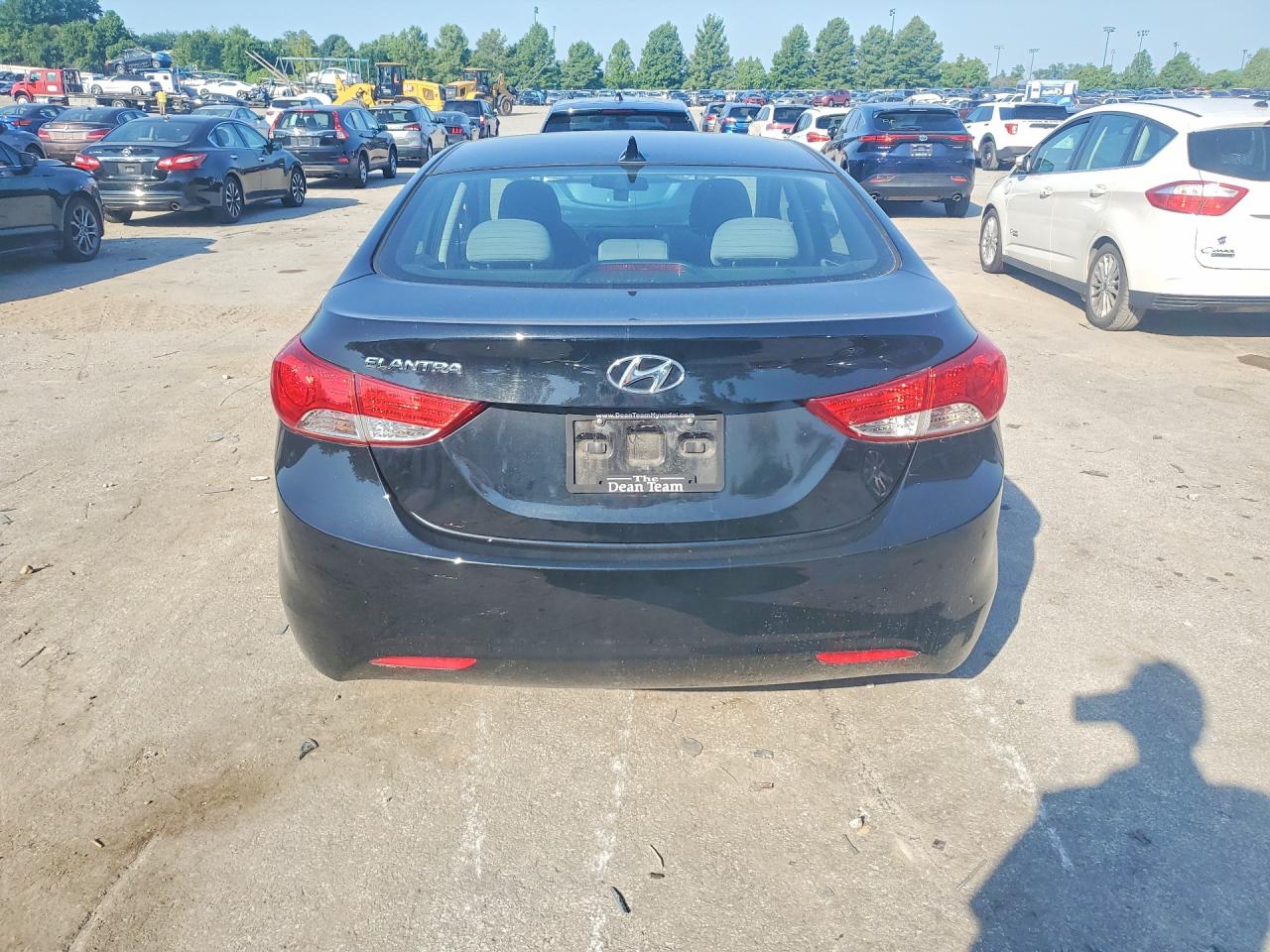 2013 Hyundai Elantra Gls Black vin: 5NPDH4AE8DH416673