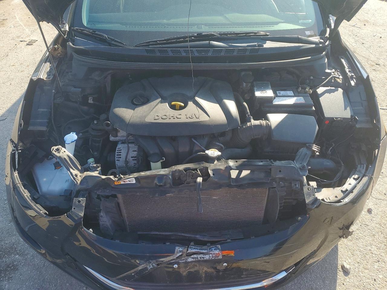 2013 Hyundai Elantra Gls Black vin: 5NPDH4AE8DH416673