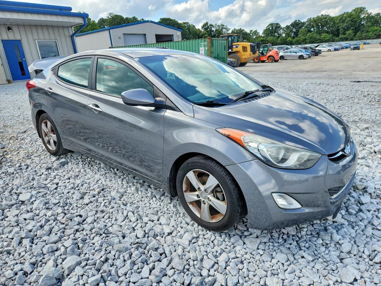 2013 Hyundai Elantra Gls Gray vin: 5NPDH4AE8DH417578