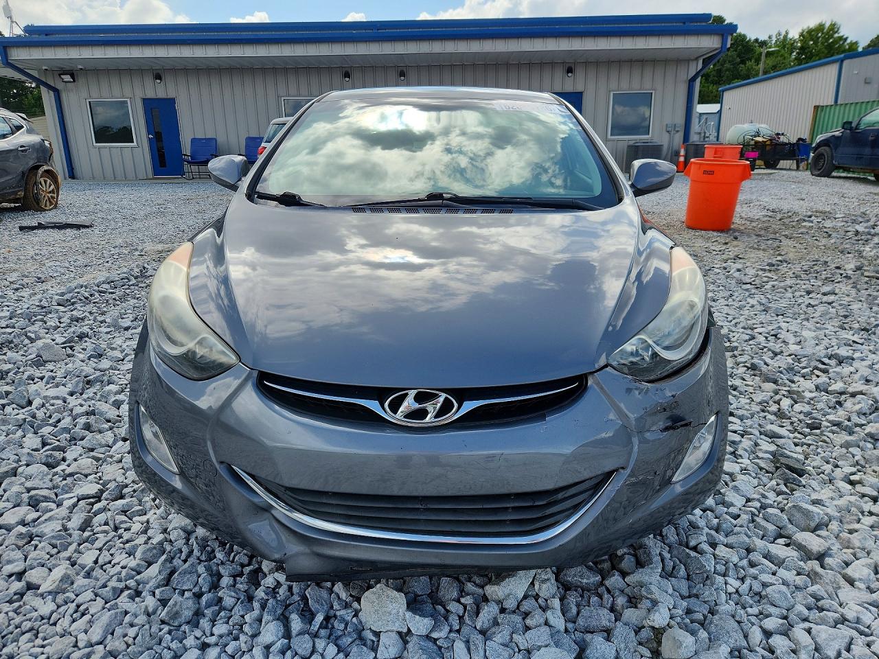 2013 Hyundai Elantra Gls Gray vin: 5NPDH4AE8DH417578