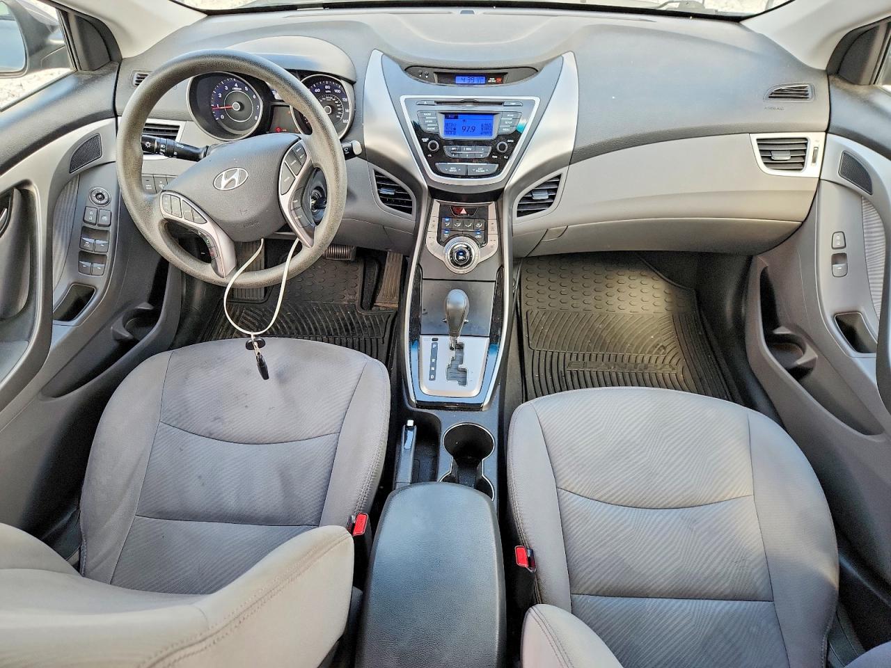 2013 Hyundai Elantra Gls Gray vin: 5NPDH4AE8DH417578