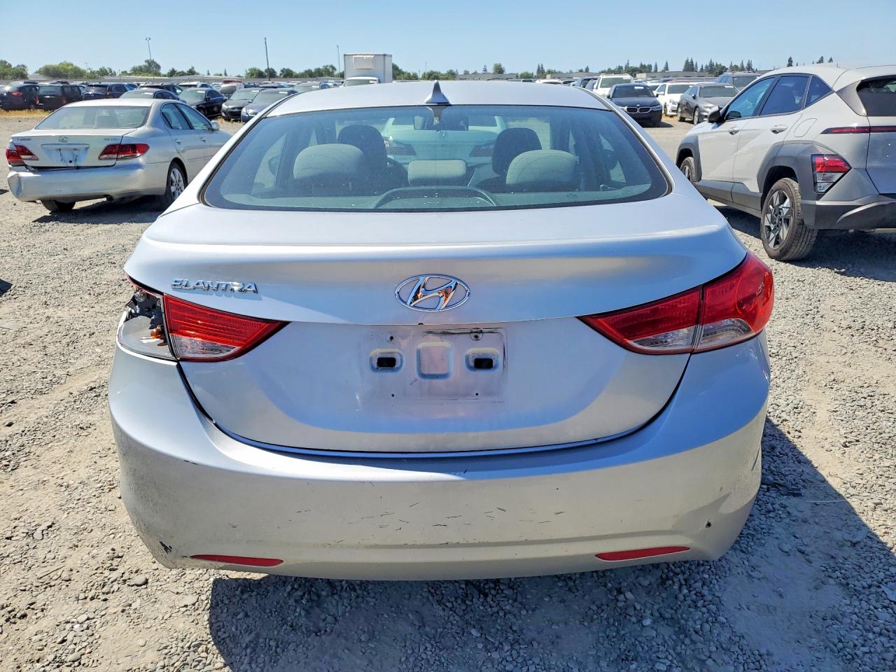2013 Hyundai Elantra Gls Silver vin: 5NPDH4AE8DH417726