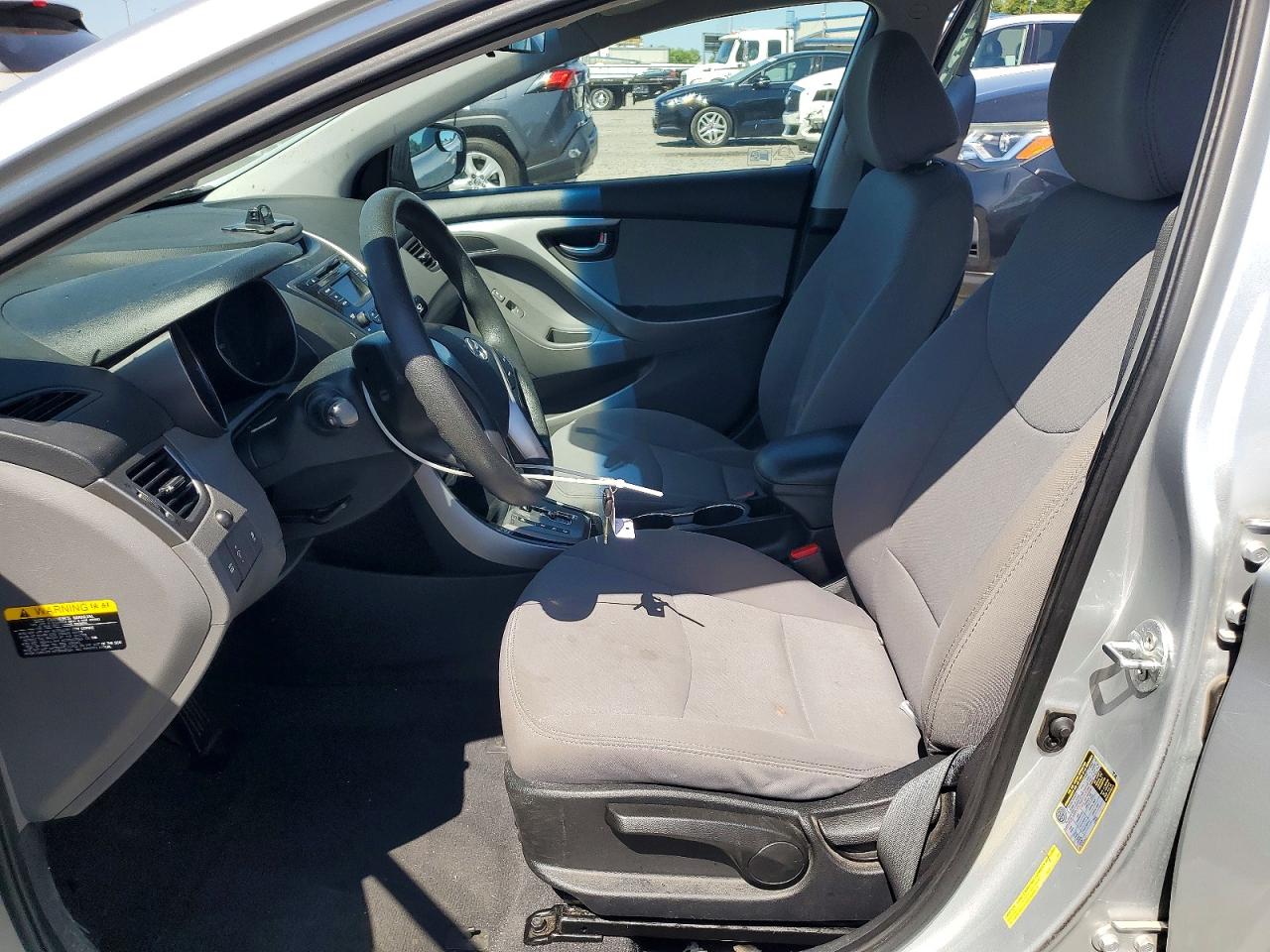 2013 Hyundai Elantra Gls Silver vin: 5NPDH4AE8DH417726
