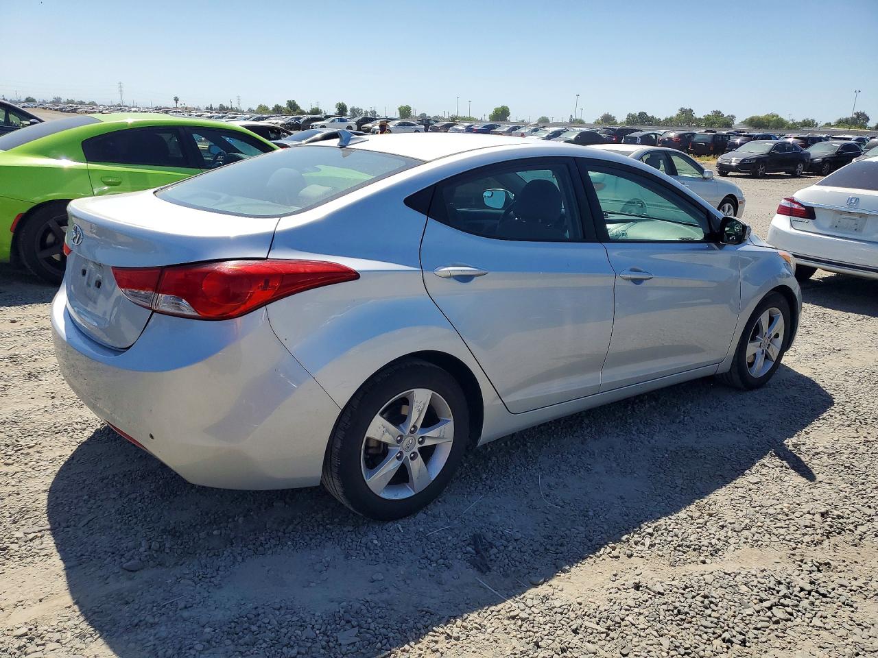 2013 Hyundai Elantra Gls Silver vin: 5NPDH4AE8DH417726