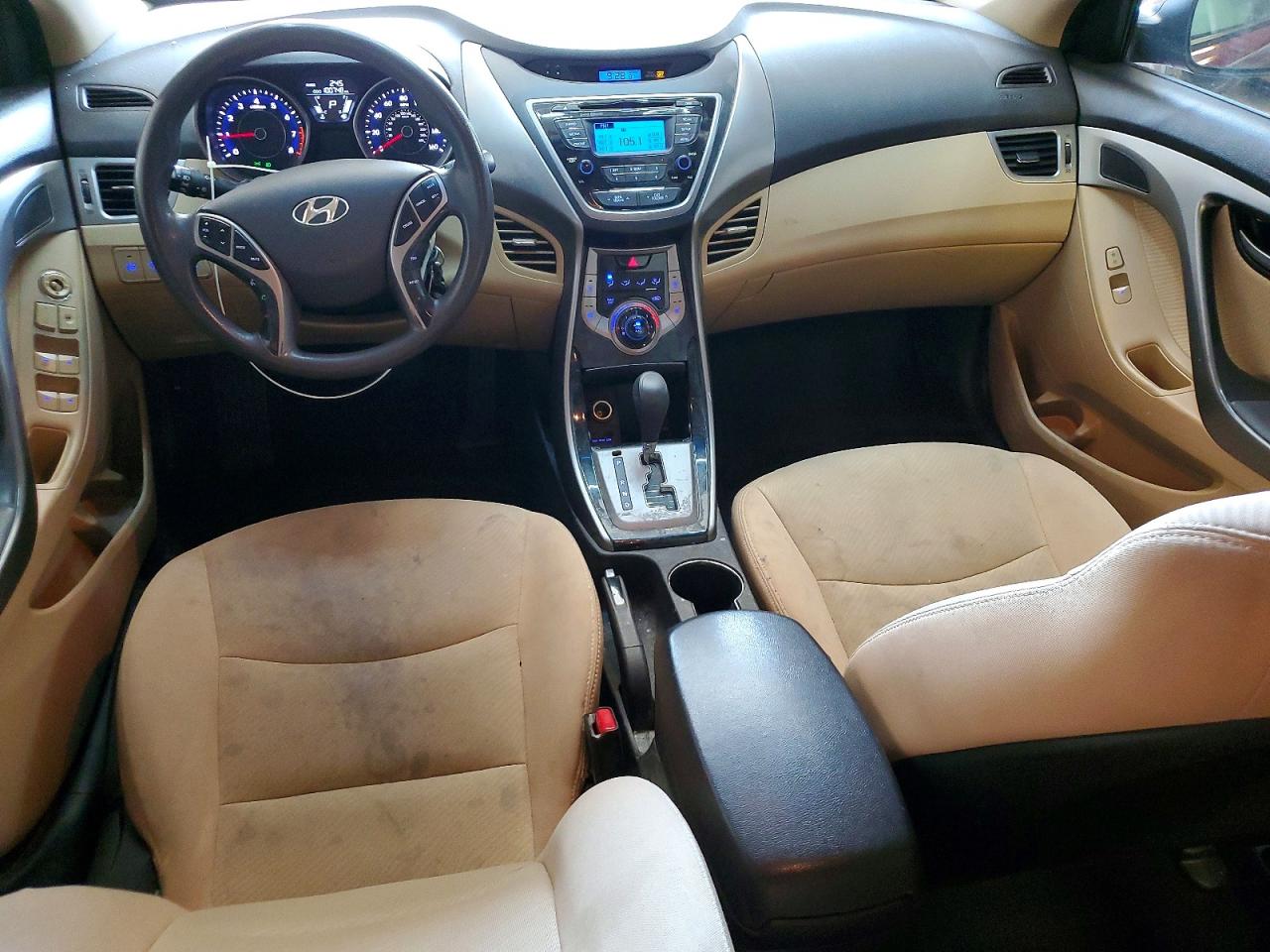 2013 Hyundai Elantra Gls Red vin: 5NPDH4AE8DH420478